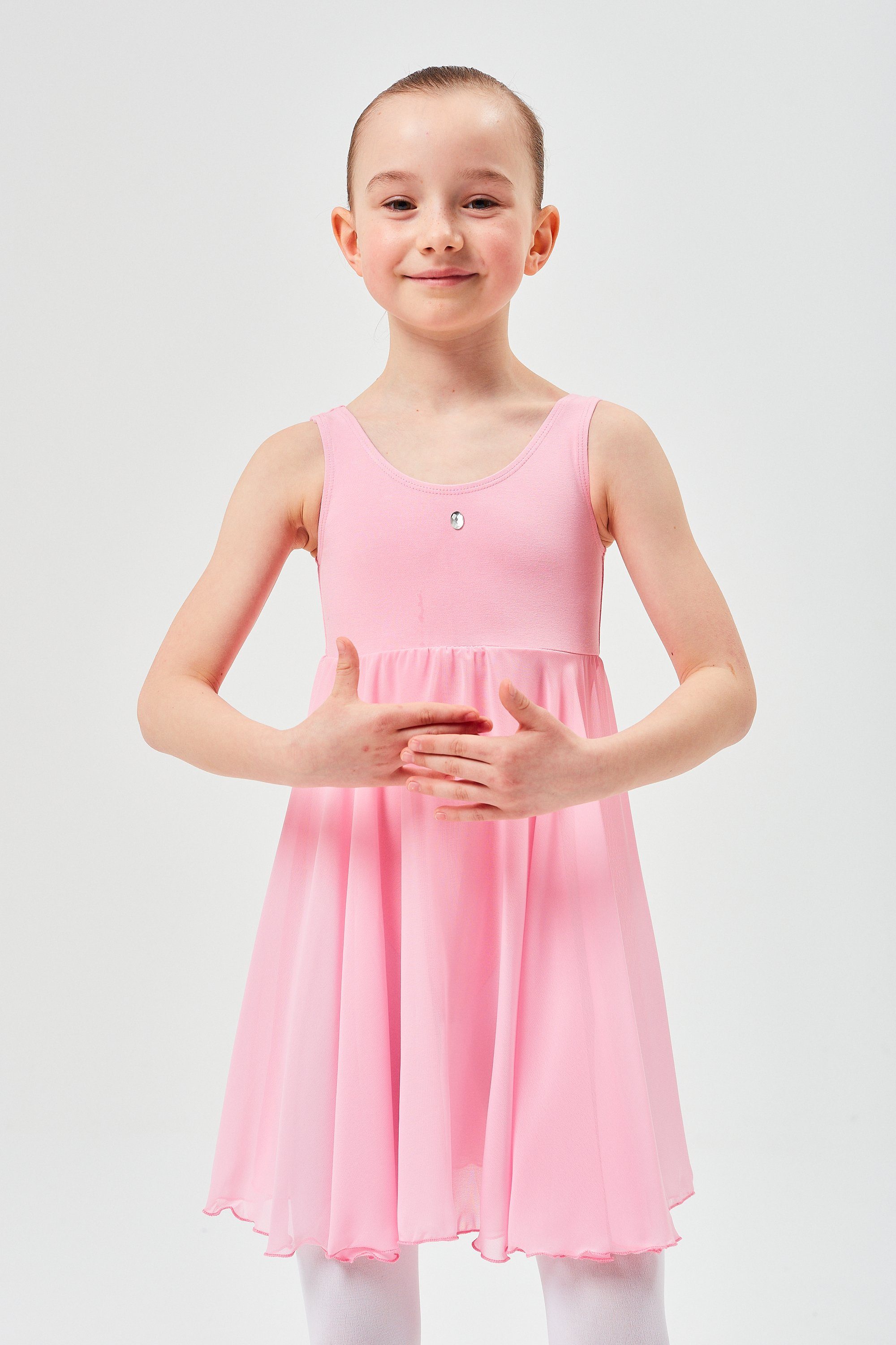 Chiffonkleid Ballettkleid Helena mit Glitzerstein
