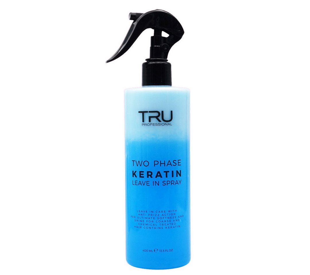 TRU Leave-in Pflege Two Phase Keratin, 400ml, Gesundes und kräftigeres Haar