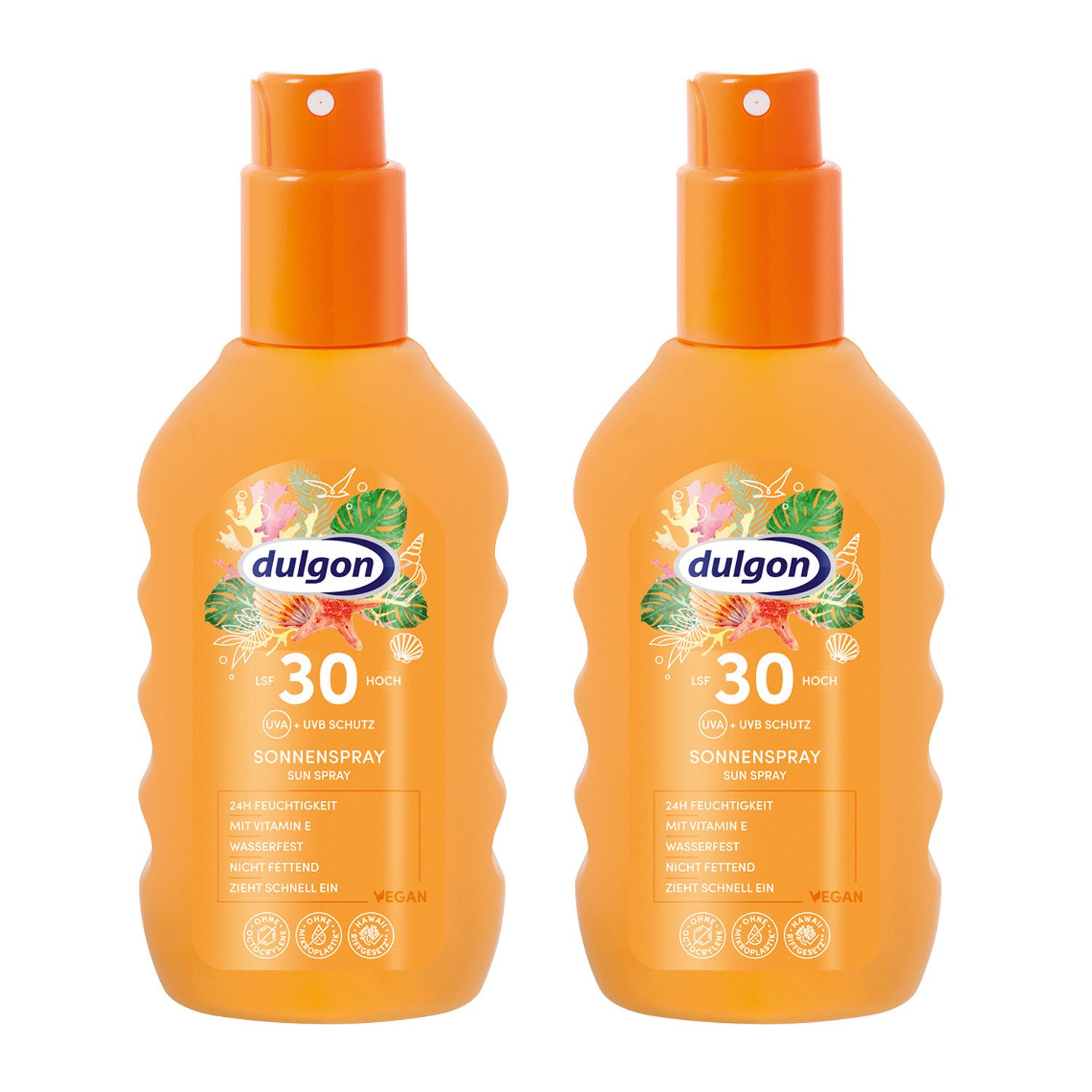Haar & Kopfhaut Sonnenschutzspray LSF 30 - Nicht Fettender UV-Schutz Für Coloriertes Haar, 2er Pack