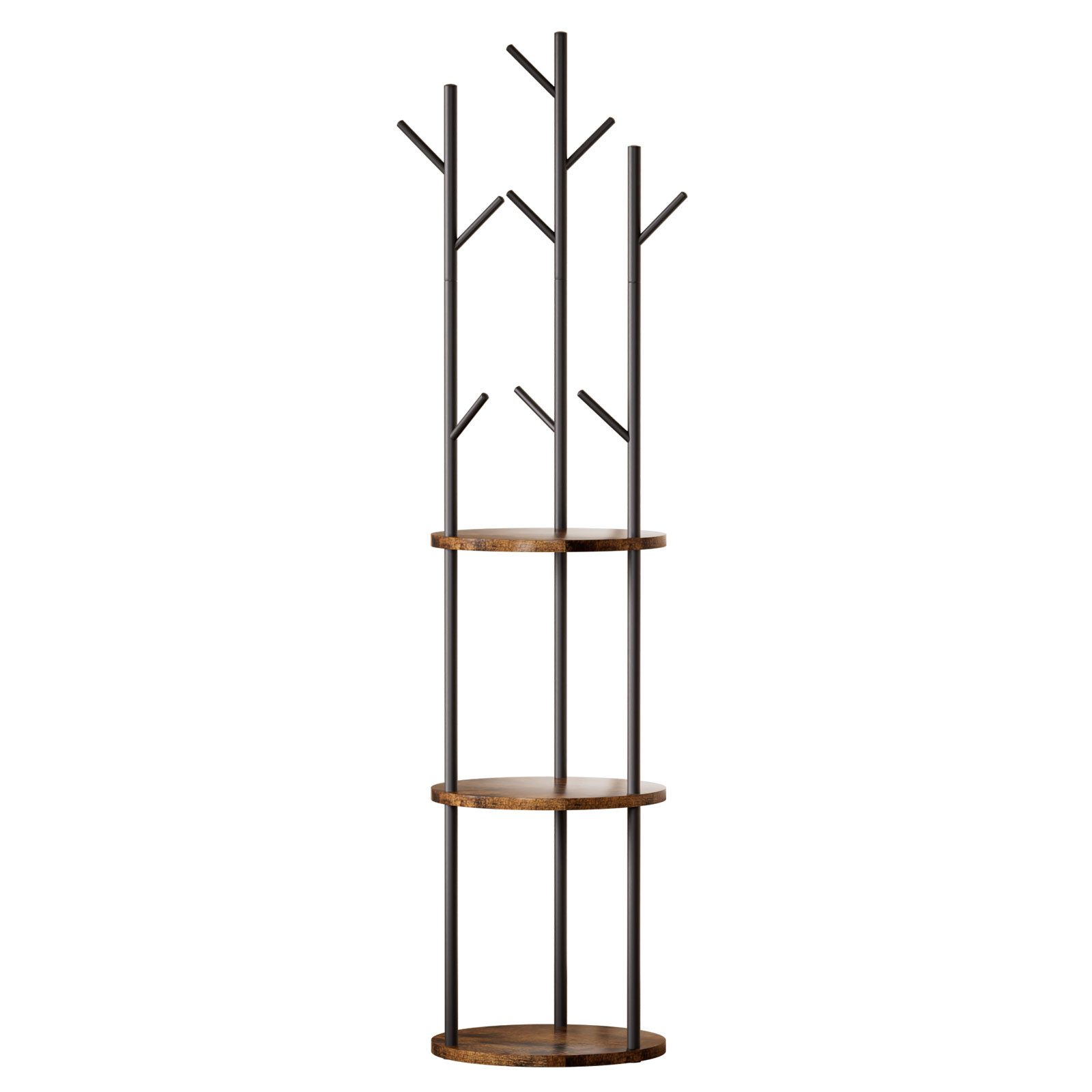 Yorbay Garderobenständer Kleiderständer aus Holz&Metalrahmen, Garderobe mit günstig online kaufen