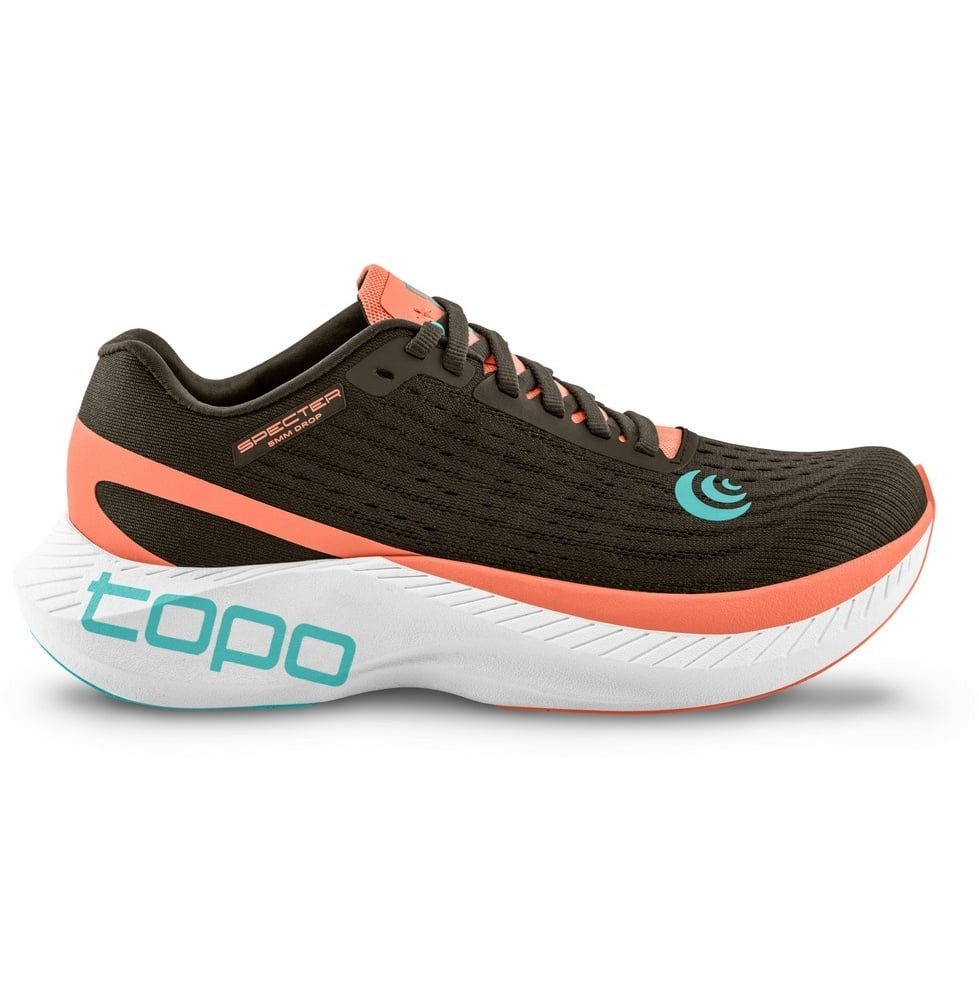 Topo Specter (Dämpfung) espressobraun/peach Damen Laufschuh