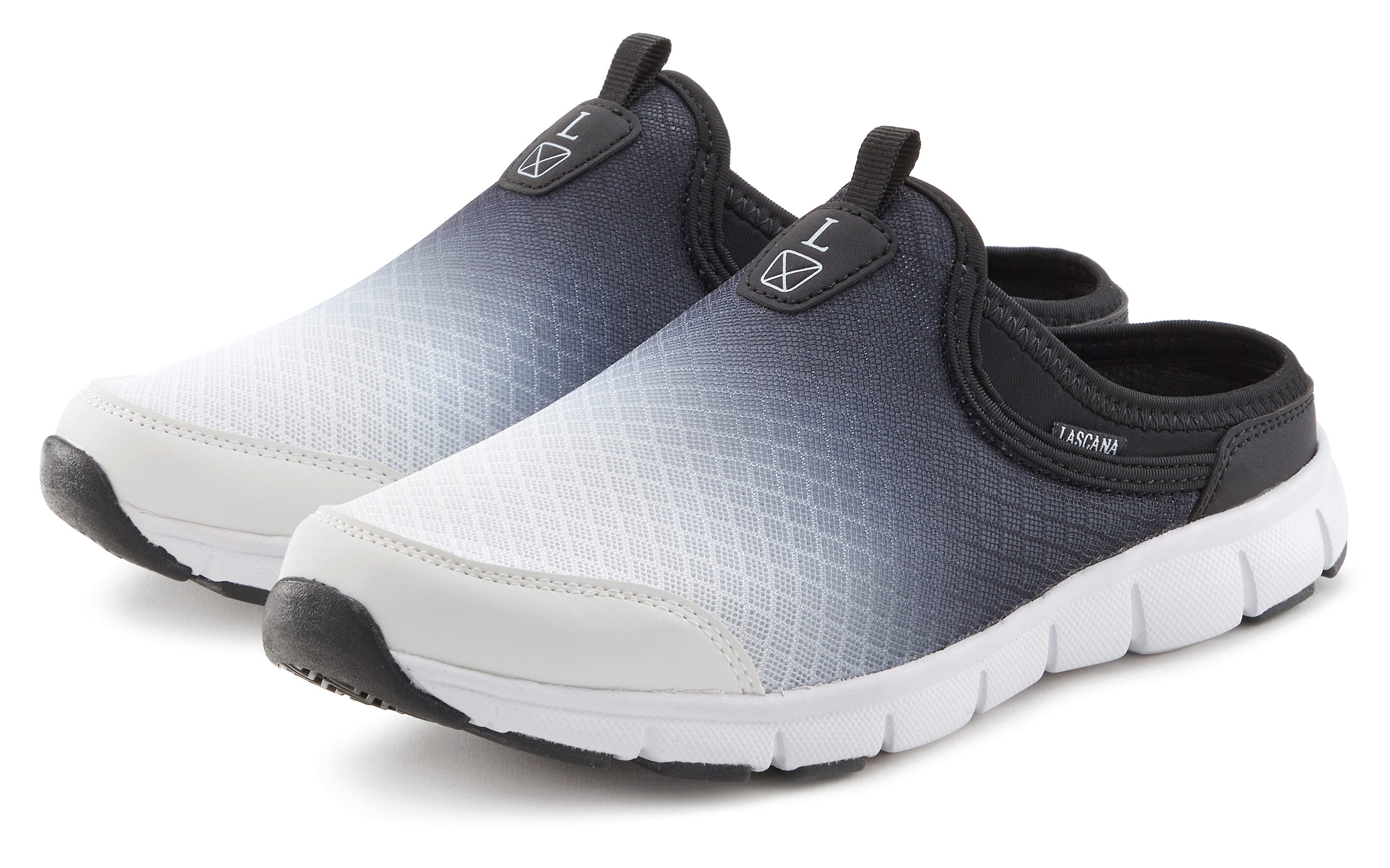 LASCANA Slip-On-Sneaker, Sneaker Halbschuh, Freizeitschuh, Sabot, Clogs aus günstig online kaufen