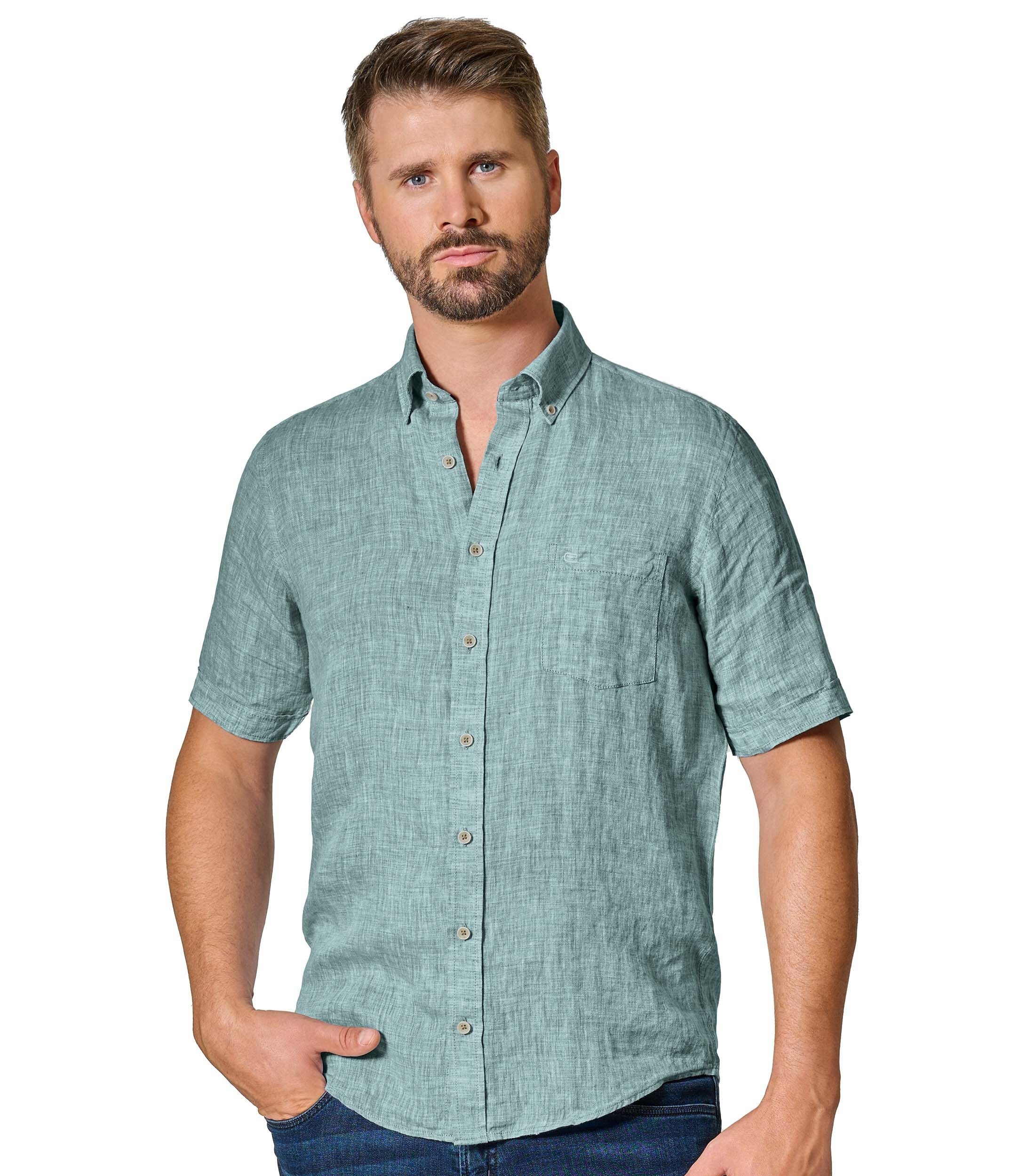 CASAMODA Leinenhemd "CASAMODA Leinenhemd uni" günstig online kaufen