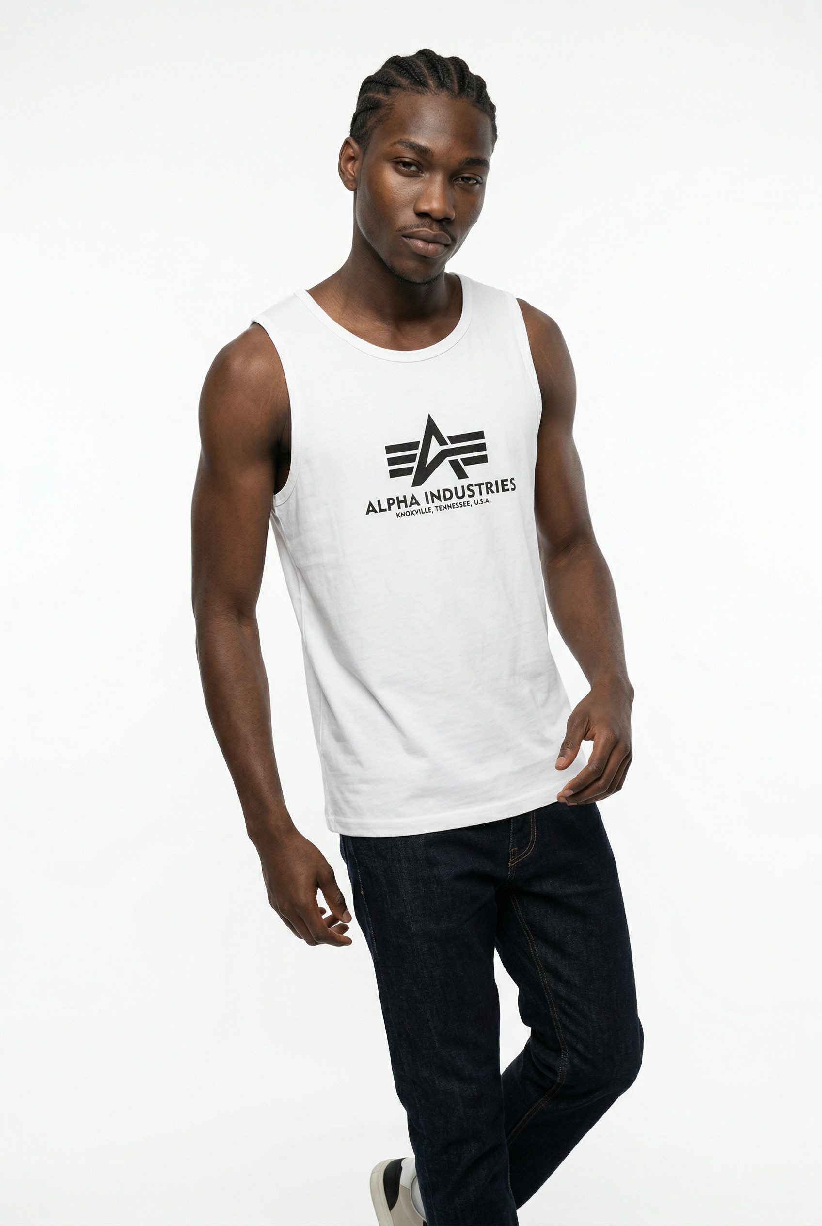 Alpha Industries Muscleshirt Basic Logo Sleeveless Shirt günstig online kaufen