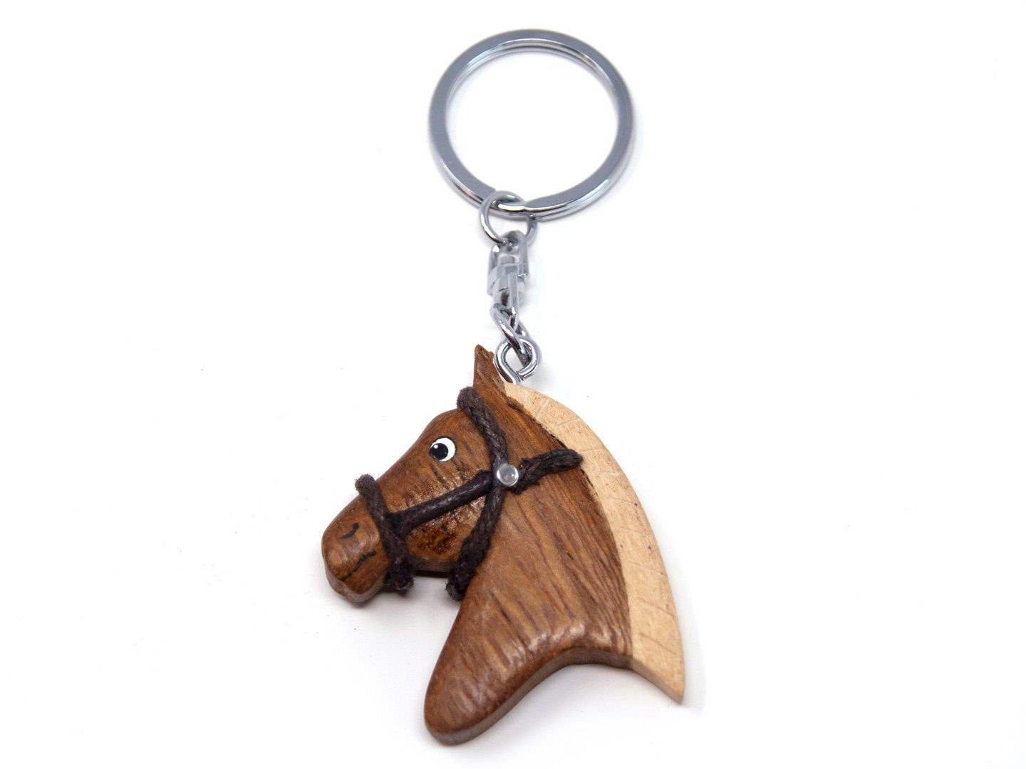 Pferdekopf Schlüsselanhänger Cornelißen aus Schlüsselanhänger - Holz