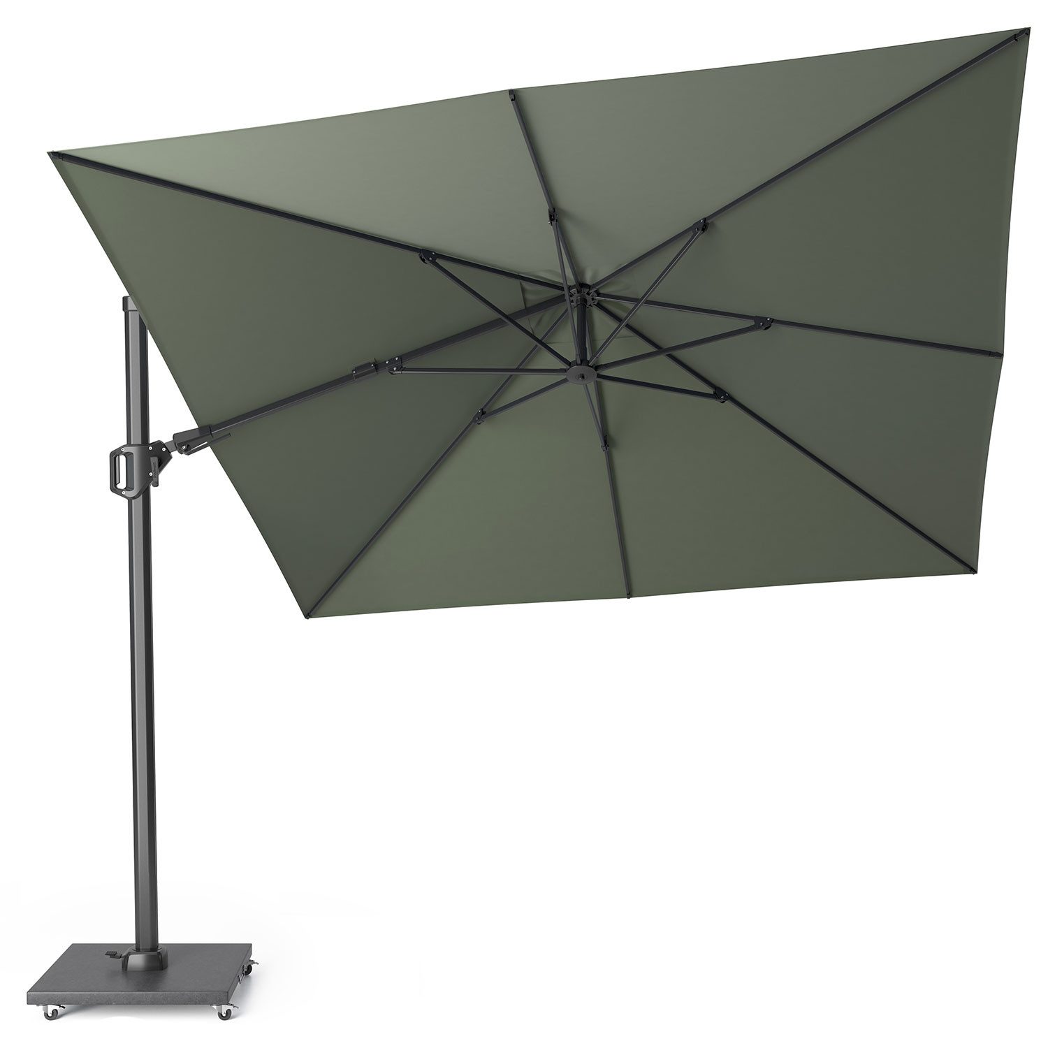 Platinum Sonnenschirm quadratisch 3x3m Challenger T² Basic 360° kippbar, LxB: 300x300 cm
