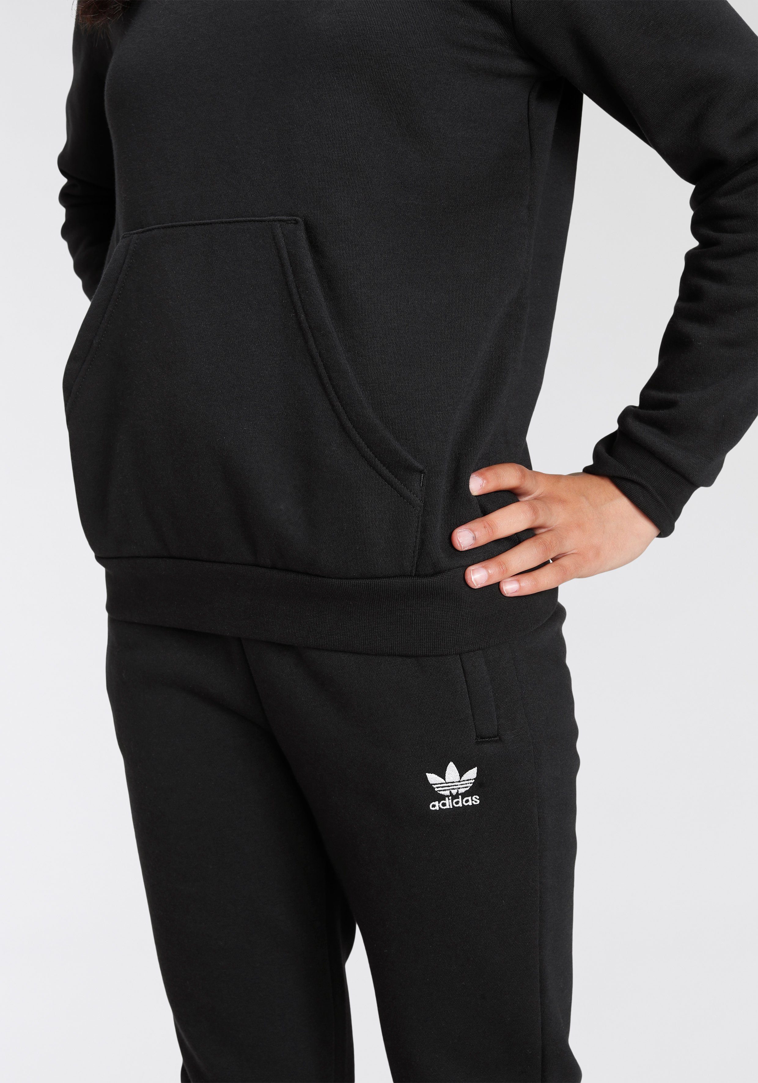 Sweatshirt adidas White HOODIE Black / Originals