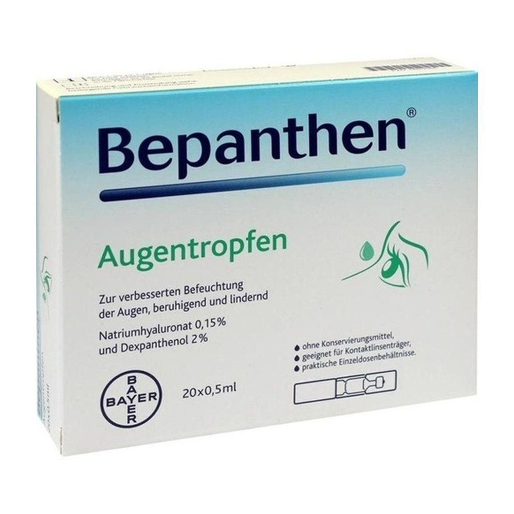 Bayer Vital GmbH Augenpflege-Set BEPANTHEN Augentropfen