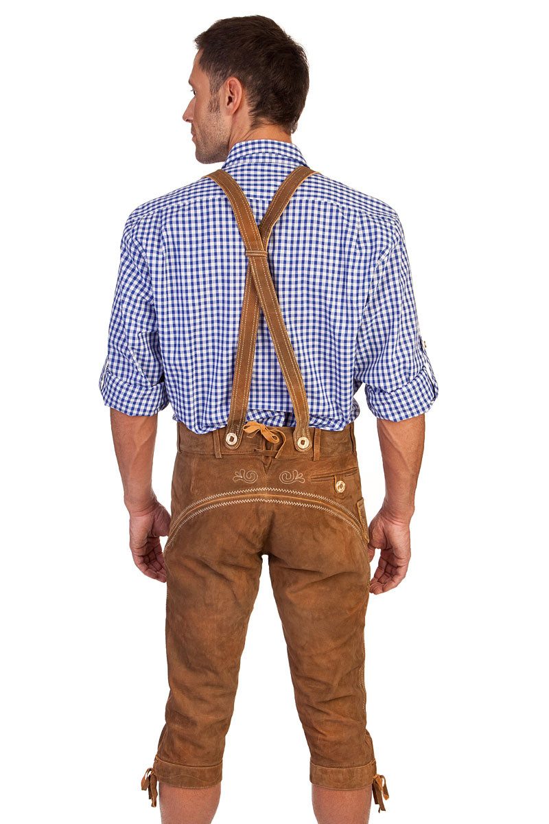 Stockerpoint Trachtenlederhose Kniebundlederhose - JUSTIN - torf antik