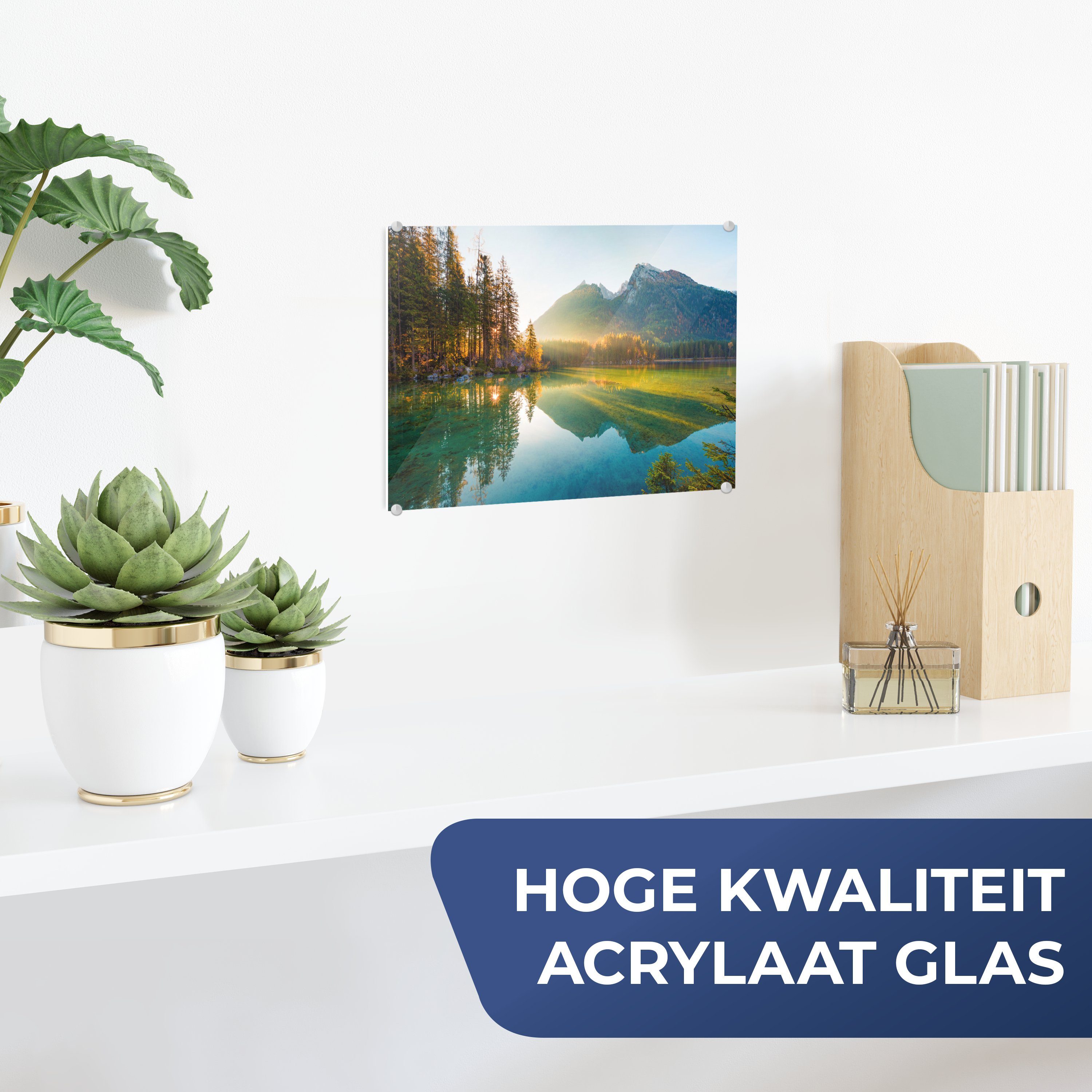 MuchoWow Acrylglasbild See - Wald - günstig online kaufen