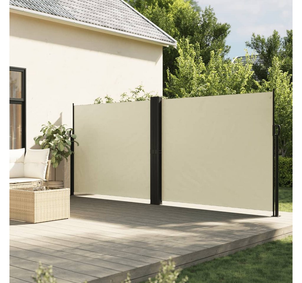 Thumbnail - furnicato Markise Seitenmarkise Ausziehbar Creme 180x600 cm (1-St)