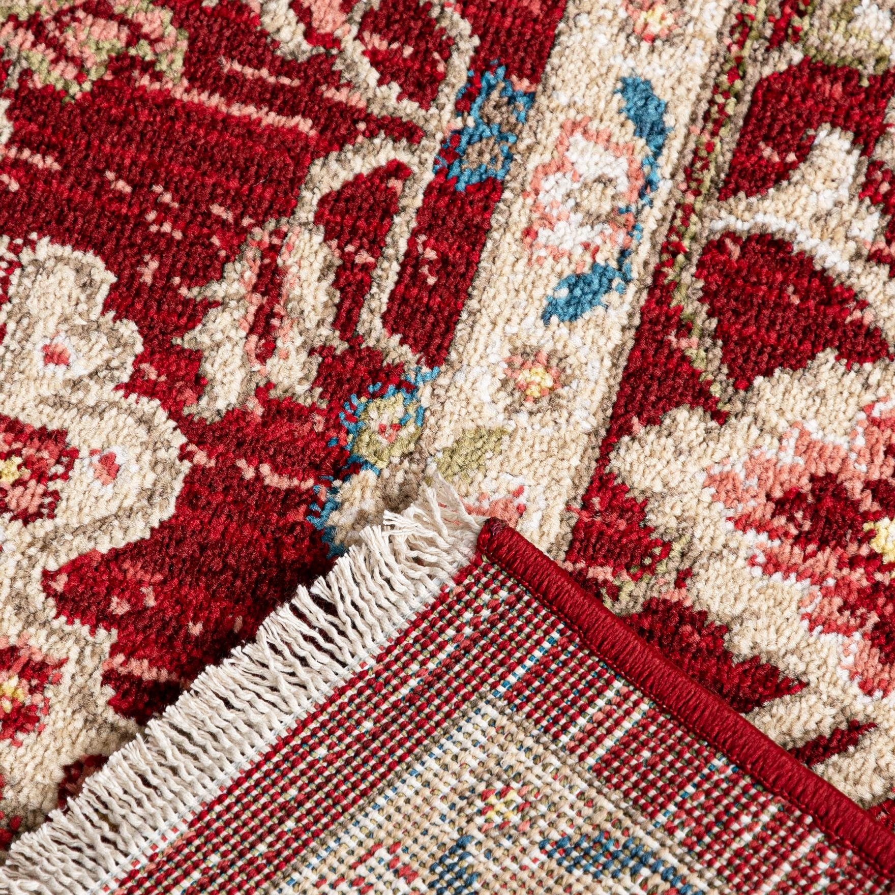 Orientteppich Oriente Teppich - Orient Wohnzimmerteppich 305 Mazovia, 200 x Geeignet Pflegeleicht, Rot, für cm, Teppich Fußbodenheizung, Traditioneller