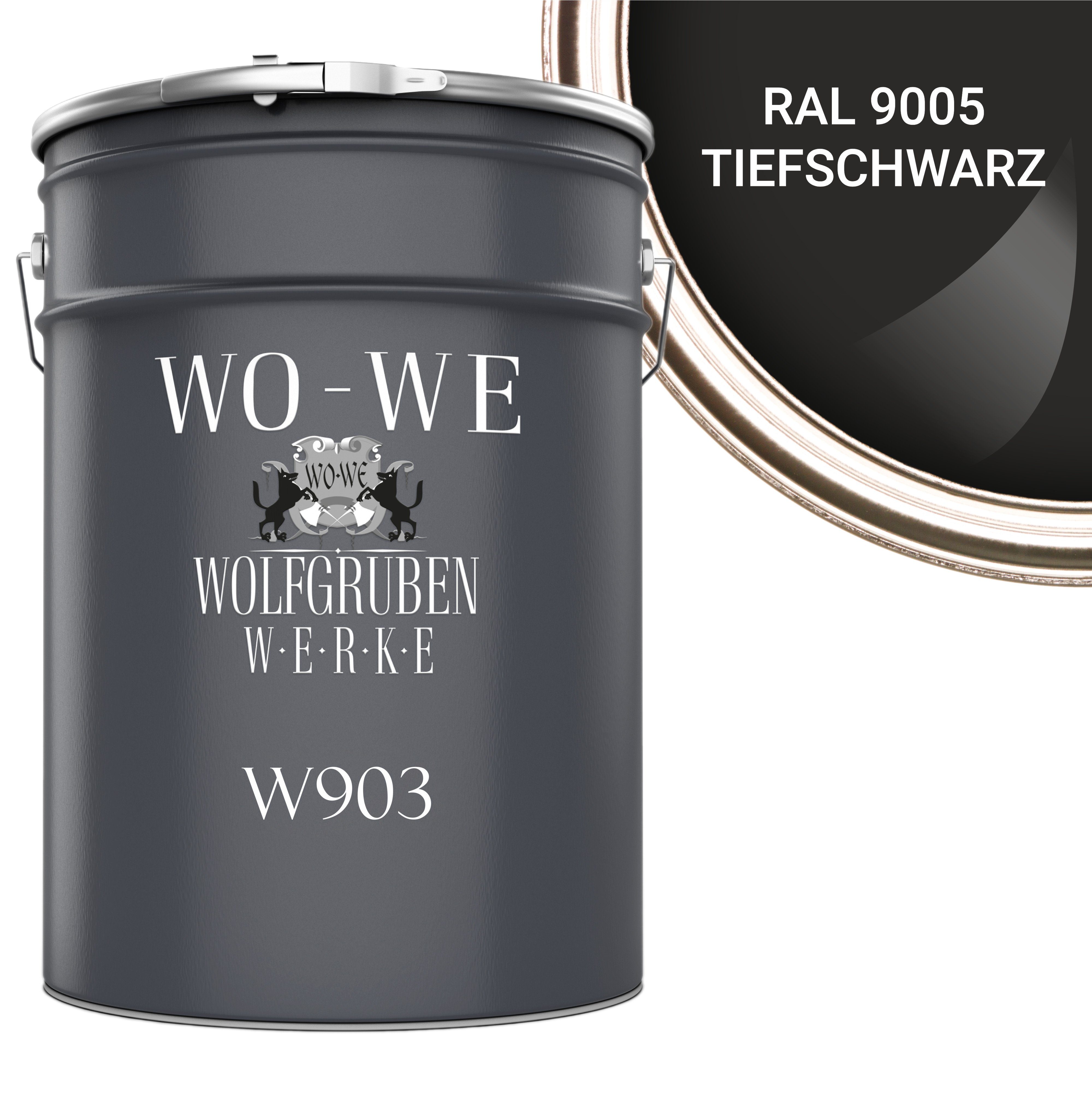 WO-WE Heizkörperlack Heizkörperfarbe Heizungsfarbe W903, 0,75-10L, Wasserbasis