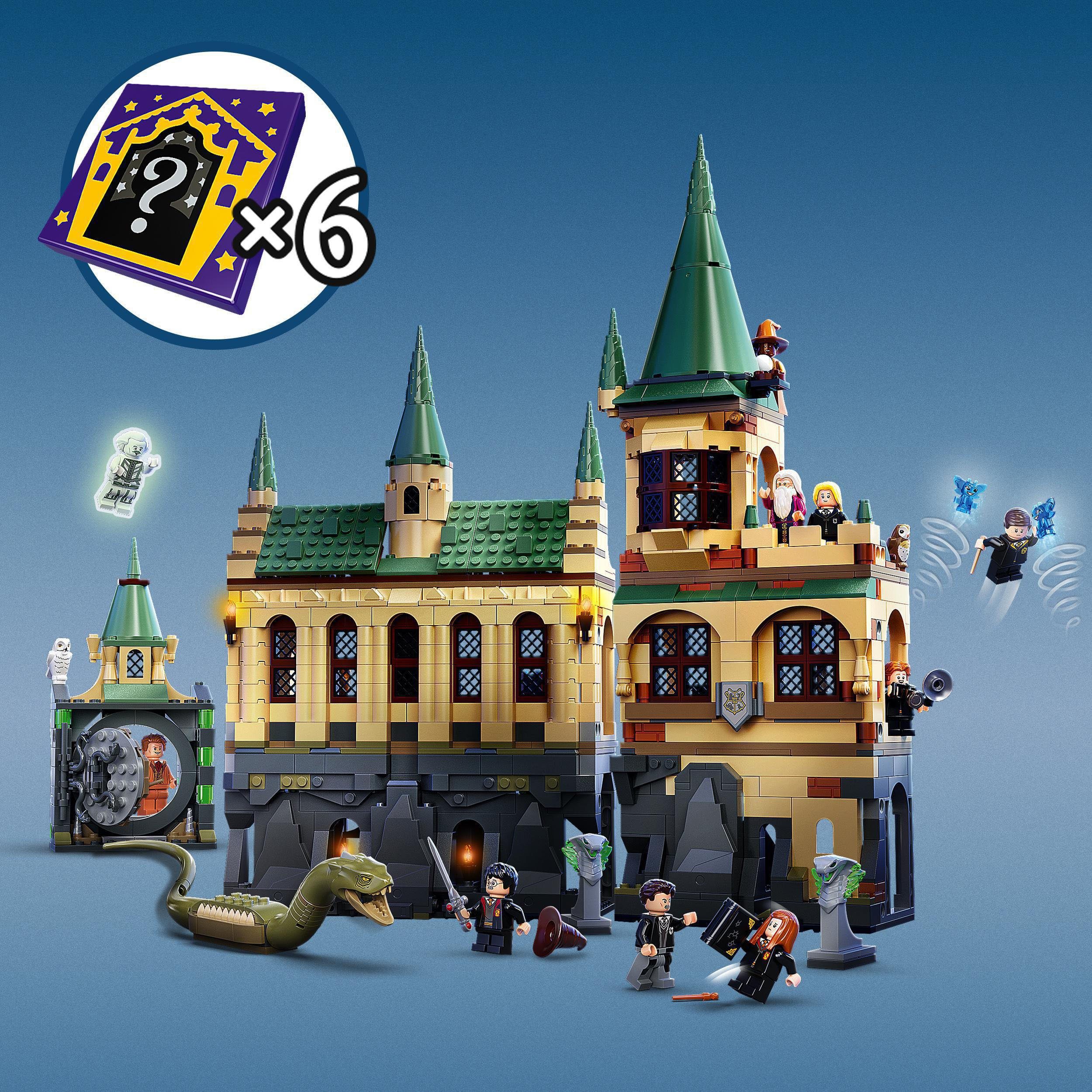 LEGO® Konstruktionsspielsteine Hogwarts™ Kammer des St) LEGO® Potter™, Schreckens (1176 Harry (76389)