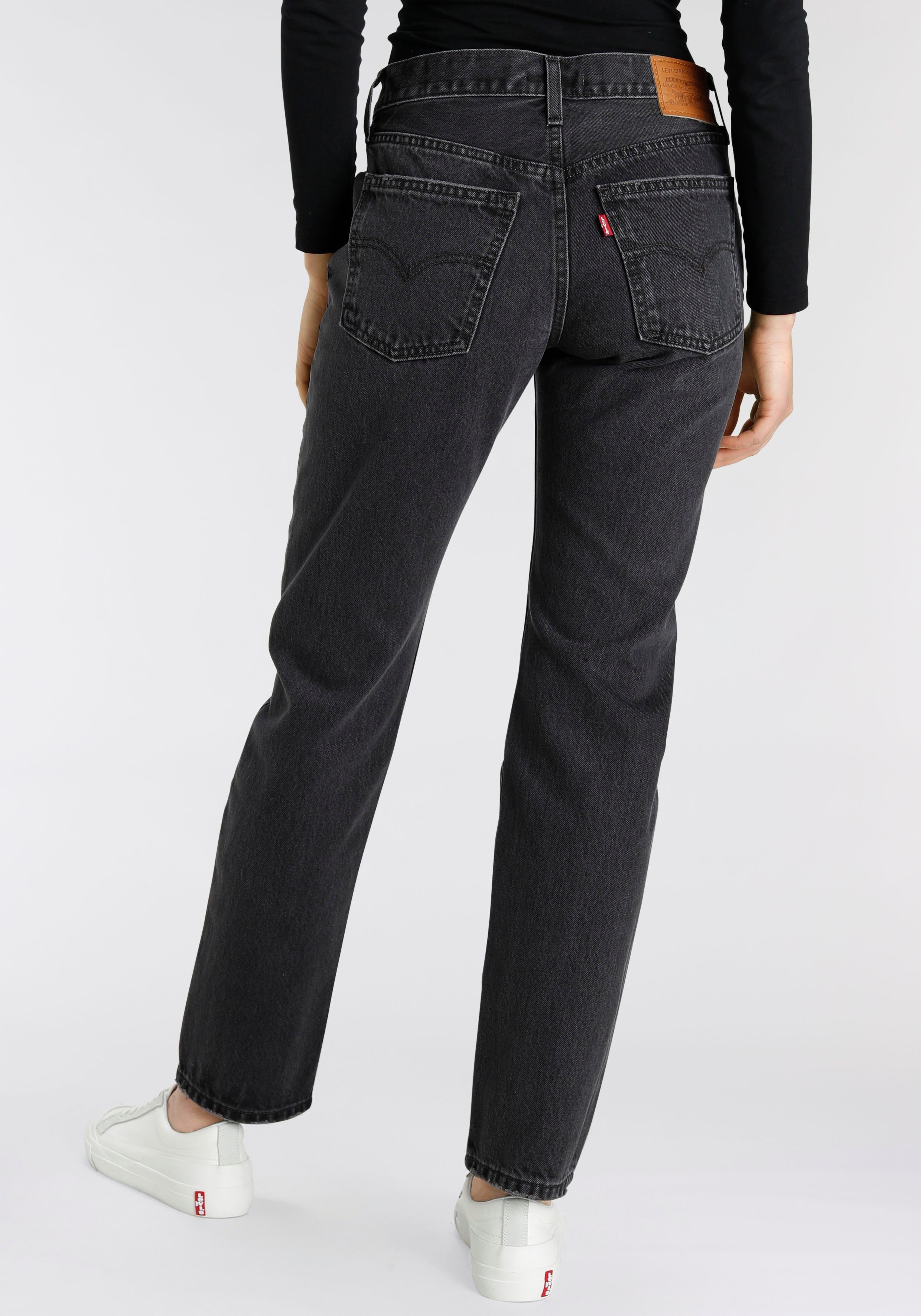 black MIDDY Gerade Levi's® STRAIGHT Jeans
