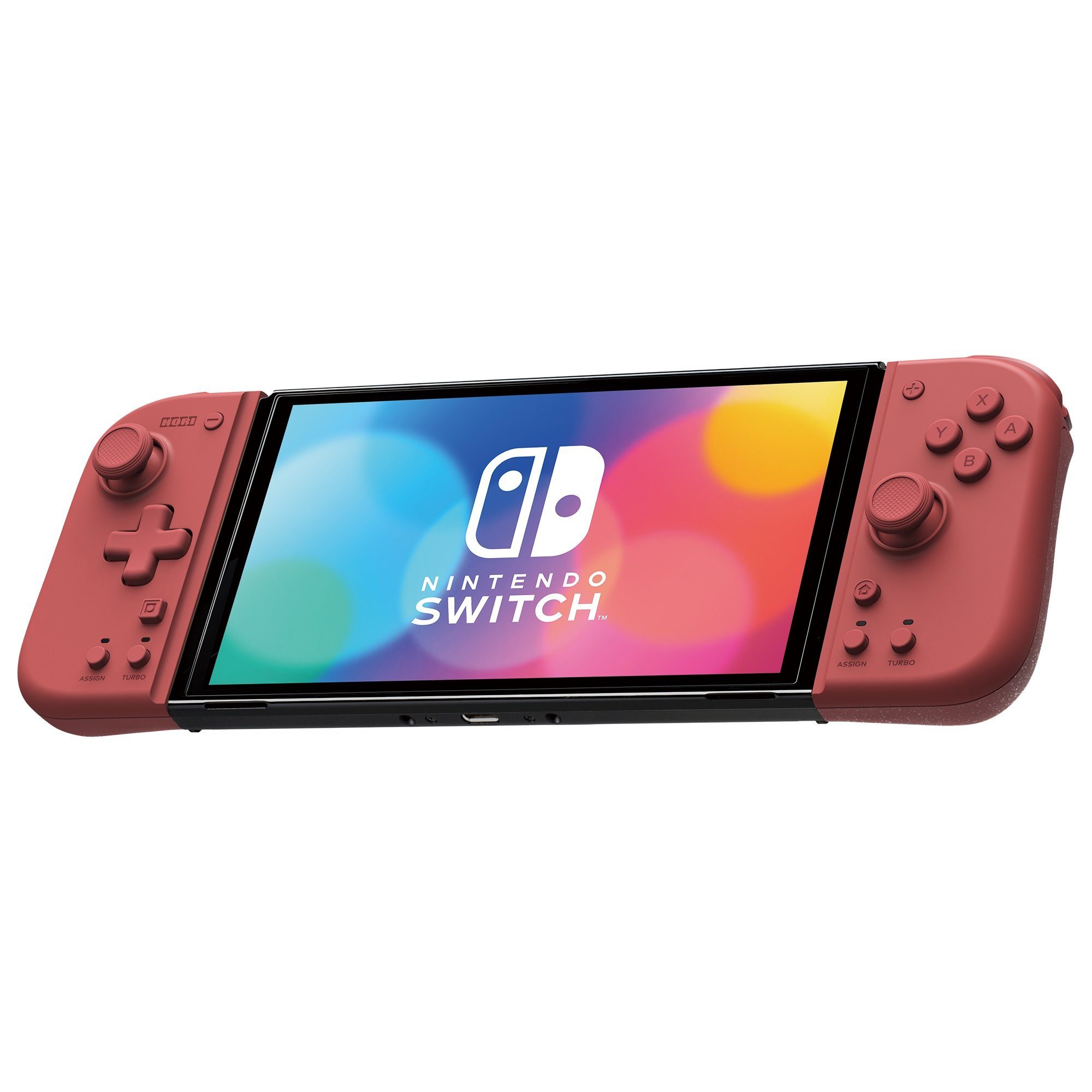 Hori Split Pad Compact Switch-Controller apricot rot | Nintendo-Switch-Controller
