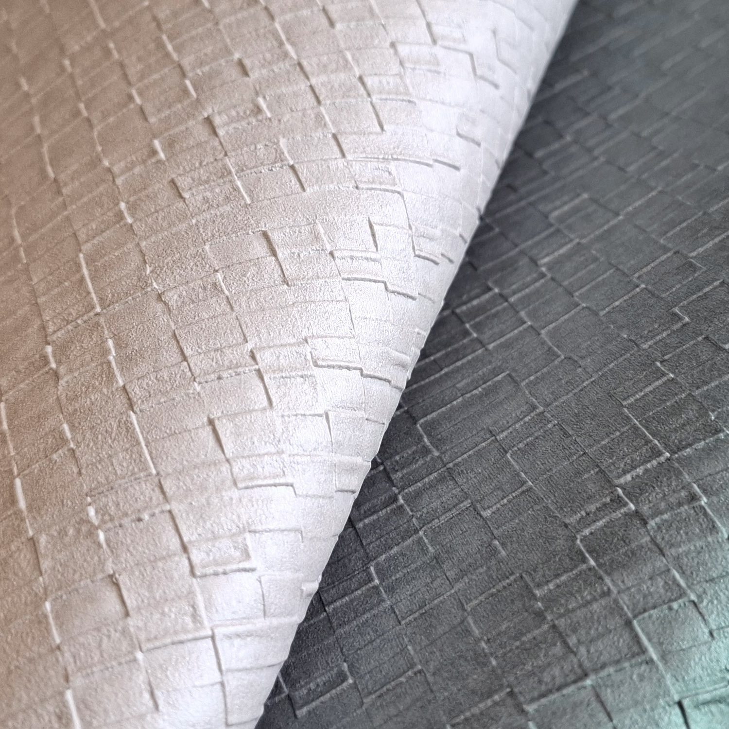 Profhome Strukturtapete LC522307-DI Struktur Tapete Uni schimmernd silber eisen-grau, strukturiert, (1 Rolle, 5,33 qm), heißgeprägte Vliestapete, silberfarben