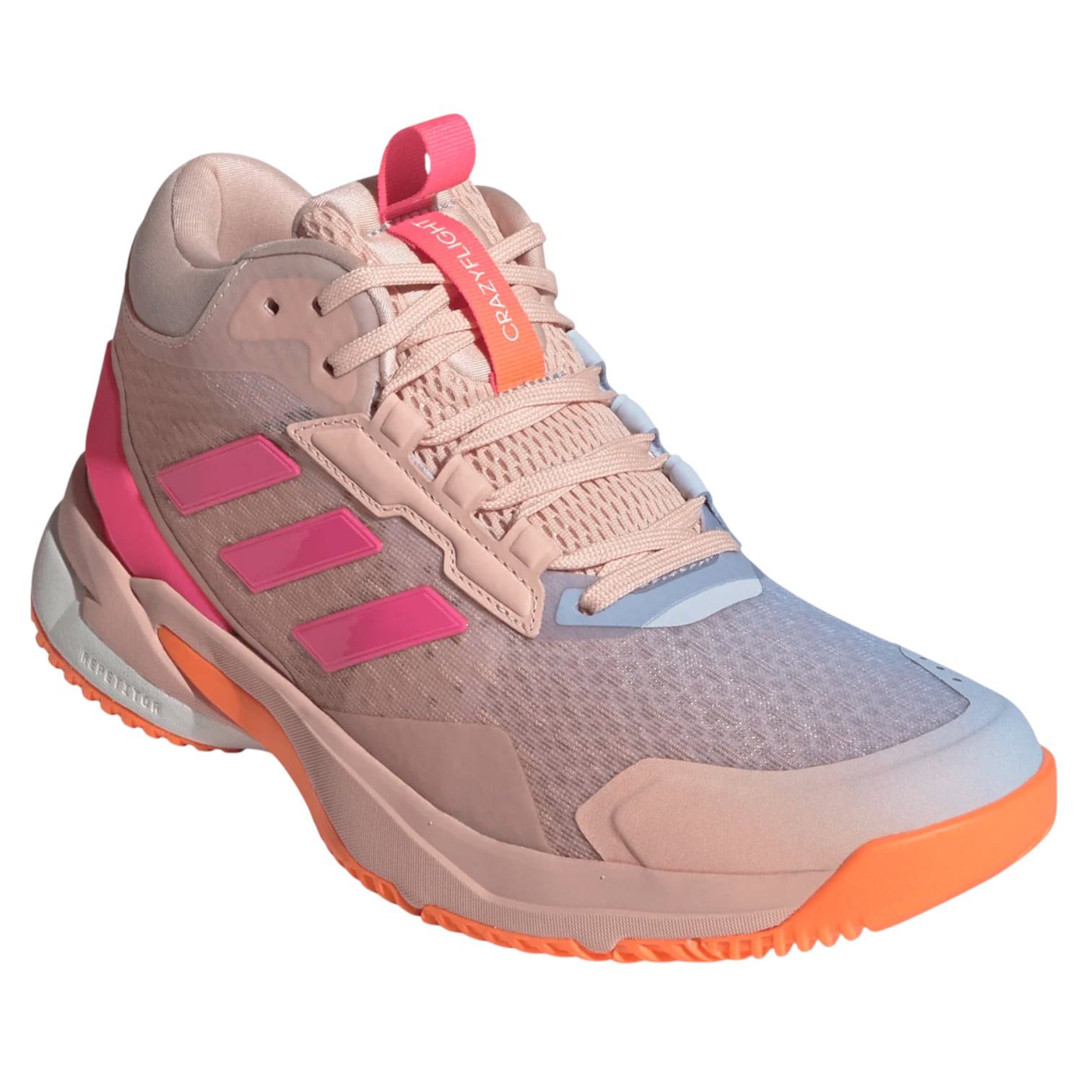 adidas Performance Hallen-Indoorschuhe CrazyFlight 6 Mid rosa/pink/orange Damen Badmintonschuh