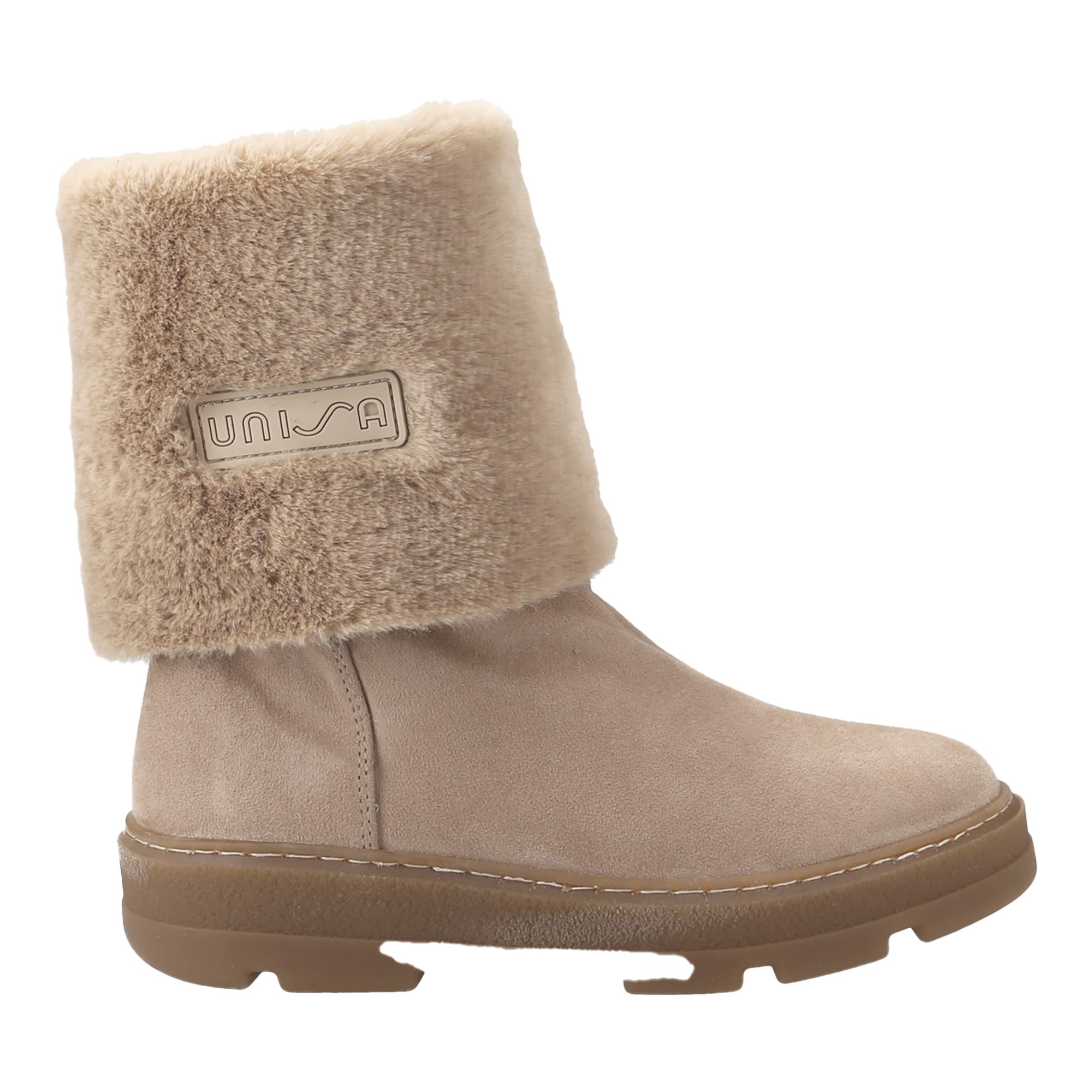 Unisa Unisa FOSSY_SDE_PON ARENA, Warmfutter, Сапоги, Beige, Damen Сапоги
