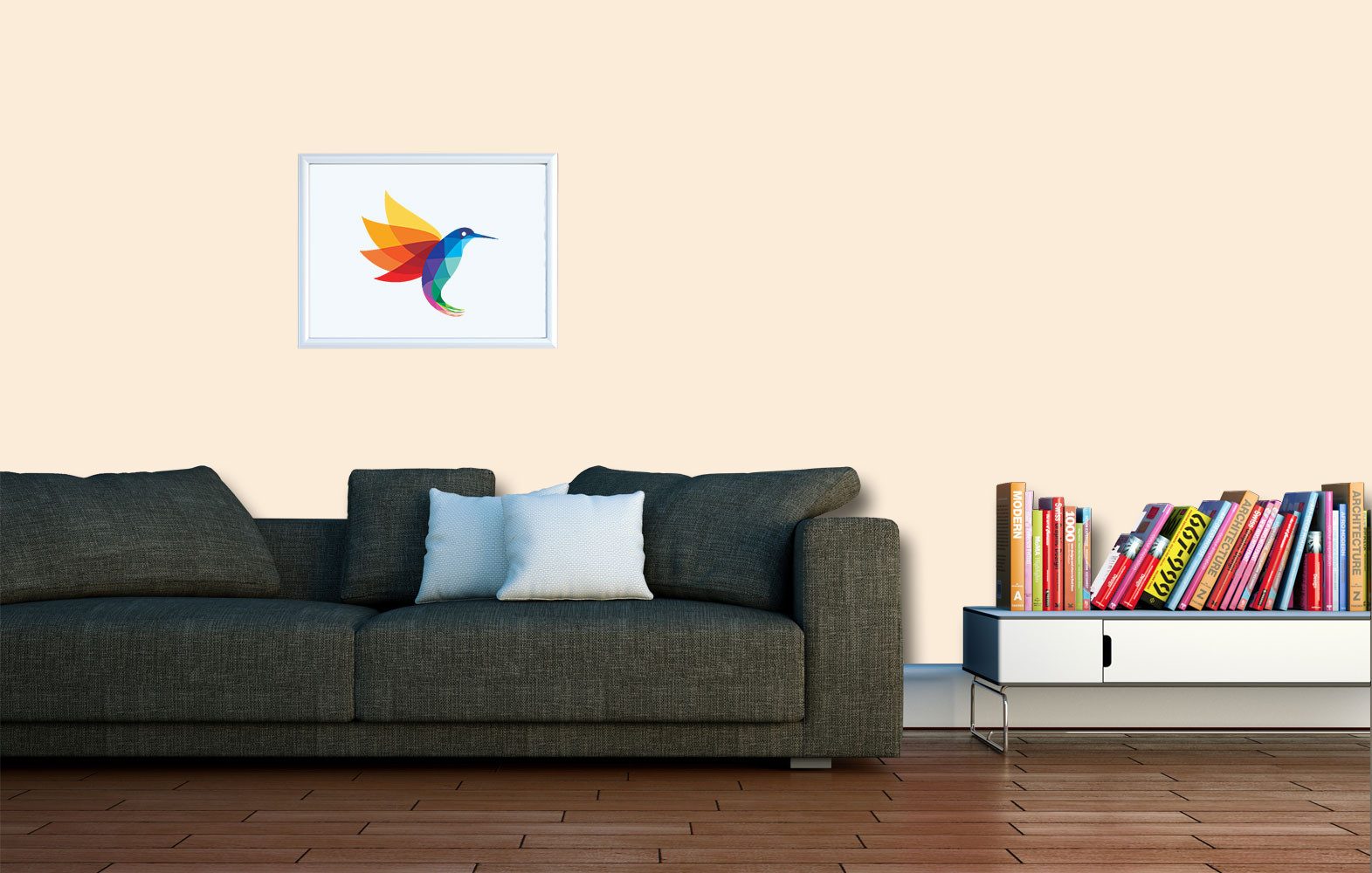 RyFo Colors Wand- und Deckenfarbe Manufakturweiß Weißtöne,1 L reicht für ca. 8 m², Deckkraft-/Nassabriebklasse 1, matt, atmungsaktiv, für Innenräume