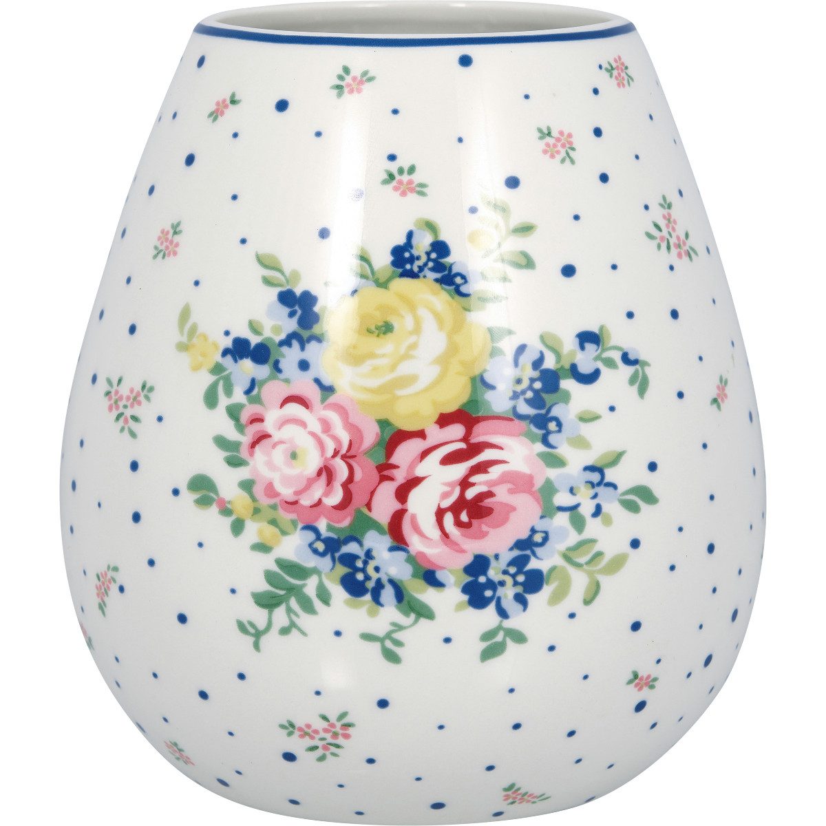 Greengate Dekovase Laura Vase weiss large 3l (Vasen)