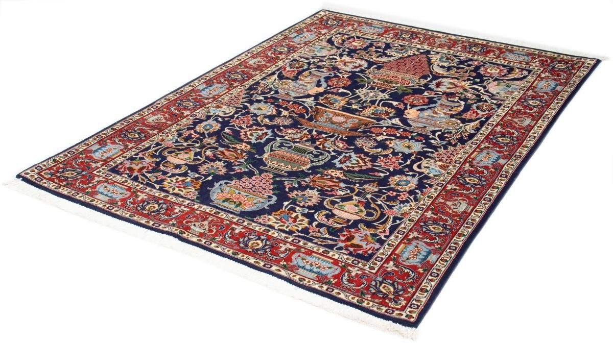 Orientteppich Ghom Kork 136x187 Handgeknüpfter Orientteppich rechteckig, 5 Höhe: Perserteppich, / Nain mm Trading