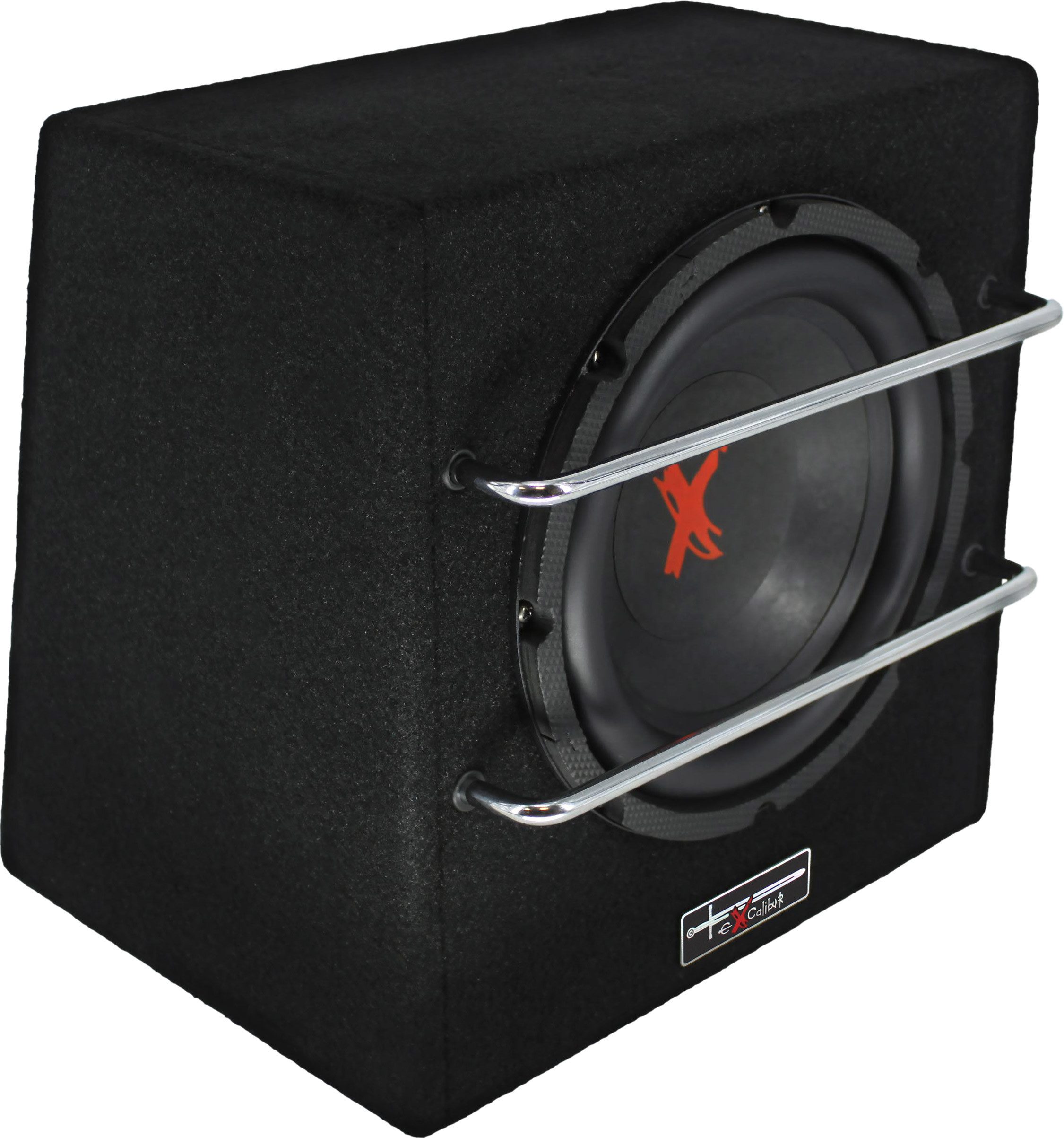 EXCALIBUR X801BA, 20cm Gehäusesubwoofer Auto-Subwoofer (200 W, max.: W 20 cm)