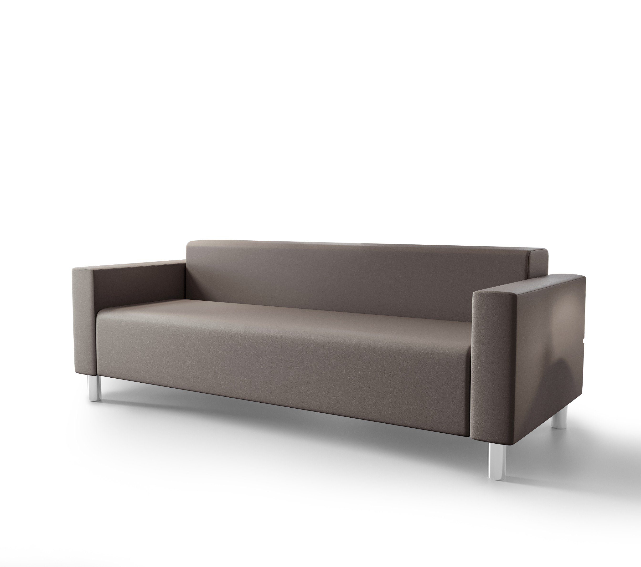 pressiode Sofa SOFA 3-Sitzer, verschiedene Grau Farben, HUGO3
