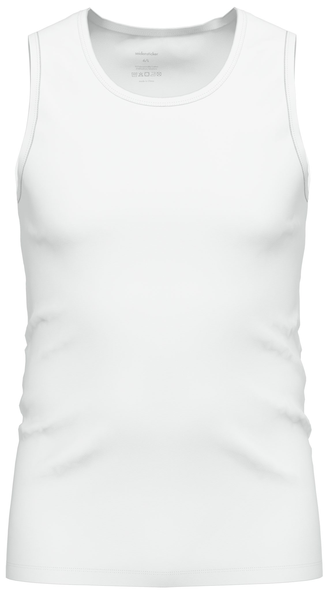 seidensticker Unterhemd Tank Top (Doppelpack) Single Jersey Qualität