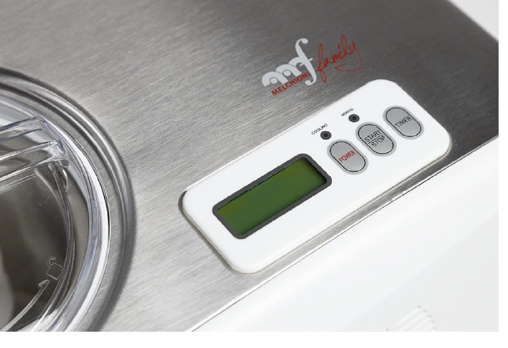 Melchioni Eismaschine Eismaschine FROSTY Kompressor, 1,5 L Fassungsvermögen, 150W Leistung