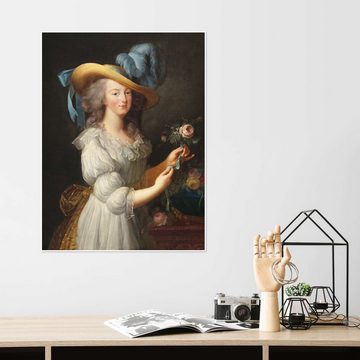 Posterlounge Poster Elisabeth Louise Vigee-Lebrun, Marie Antoinette in einem Kleid, Malerei
