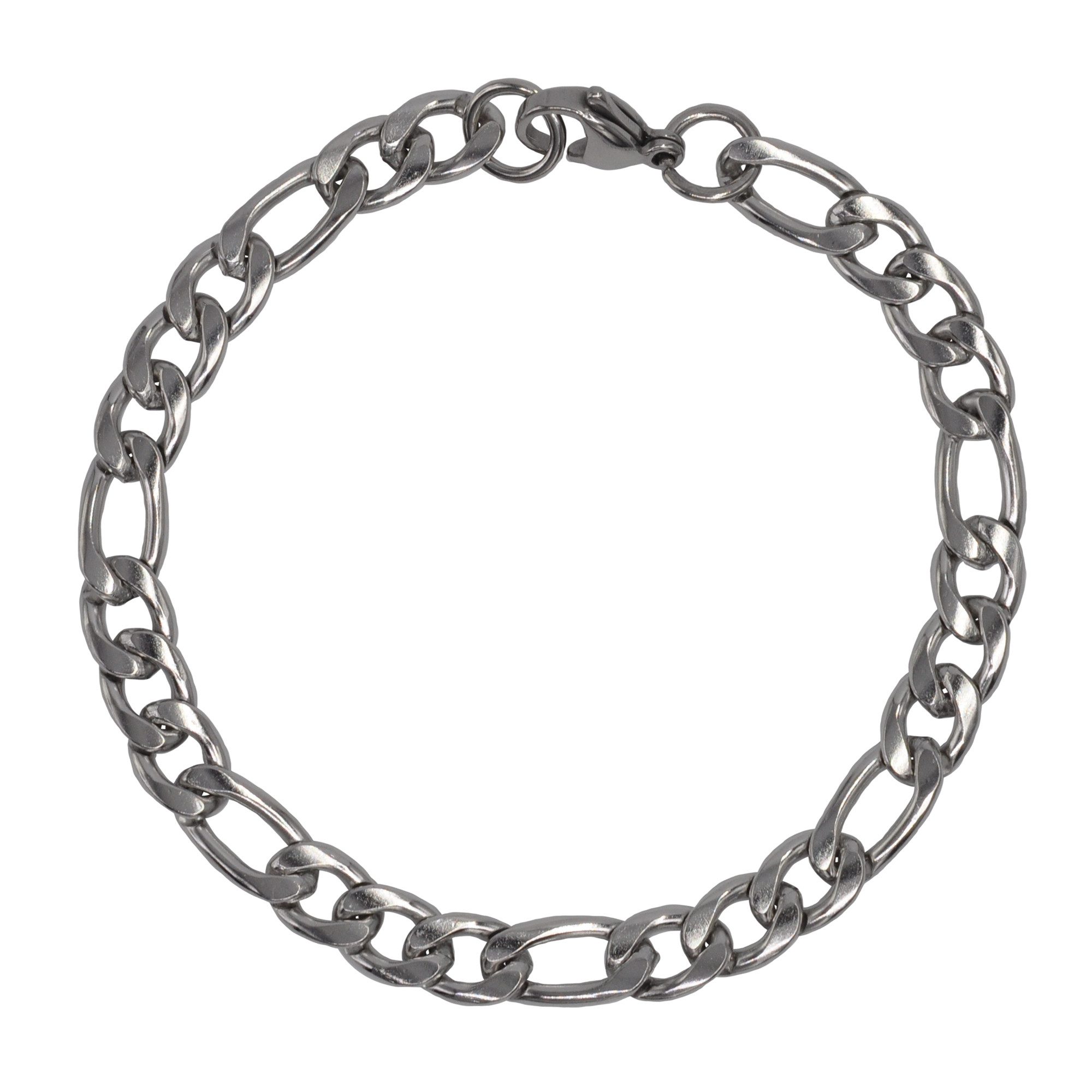 Steuer Armband Figaro glanz