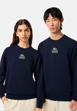 Lacoste Sweatshirt Sweatshirt Pullover mit Rippbündchen und Logo (1-tlg)