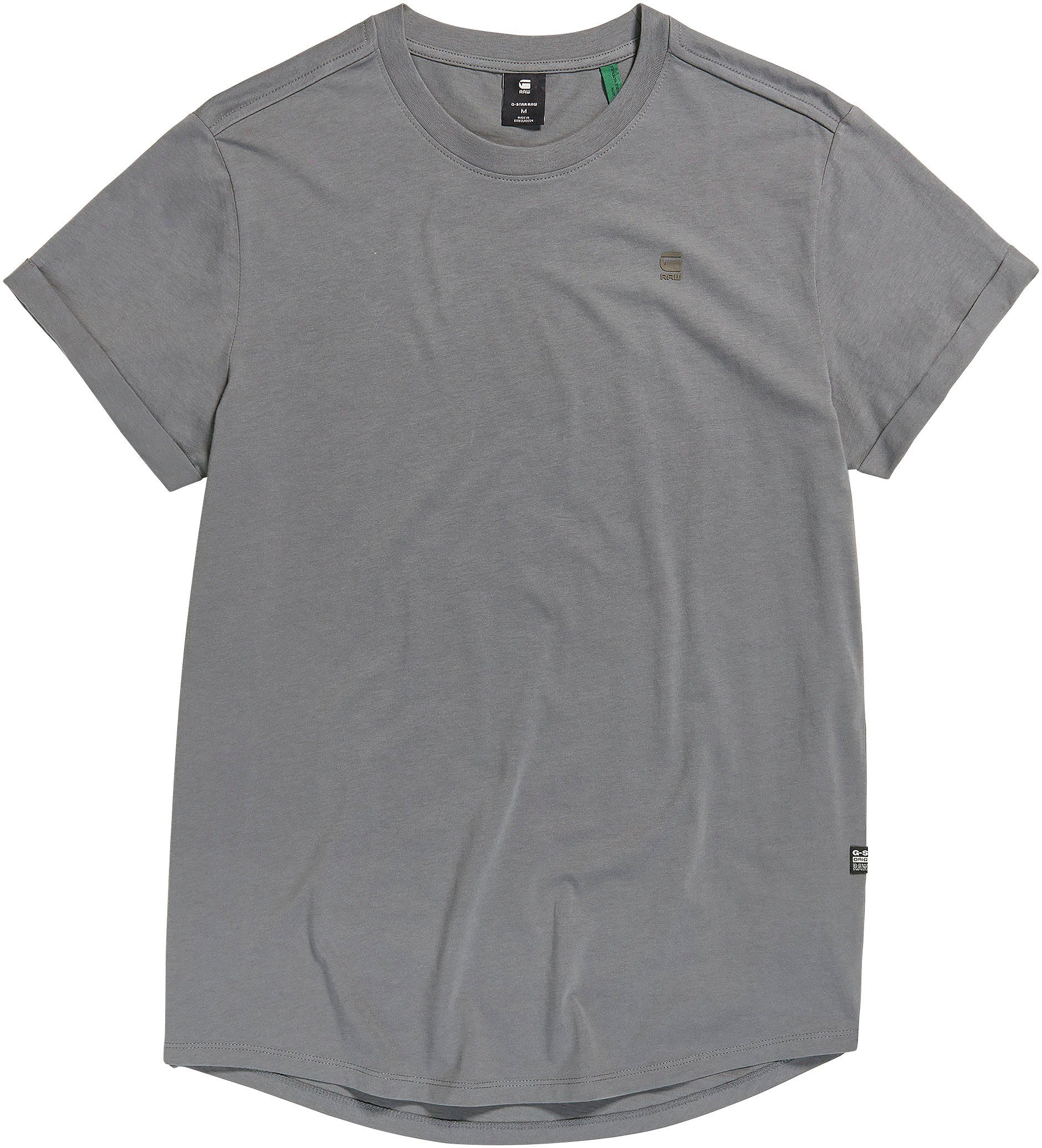 Stitching granite T-Shirt Lash Logo G-Star mit RAW kleinem