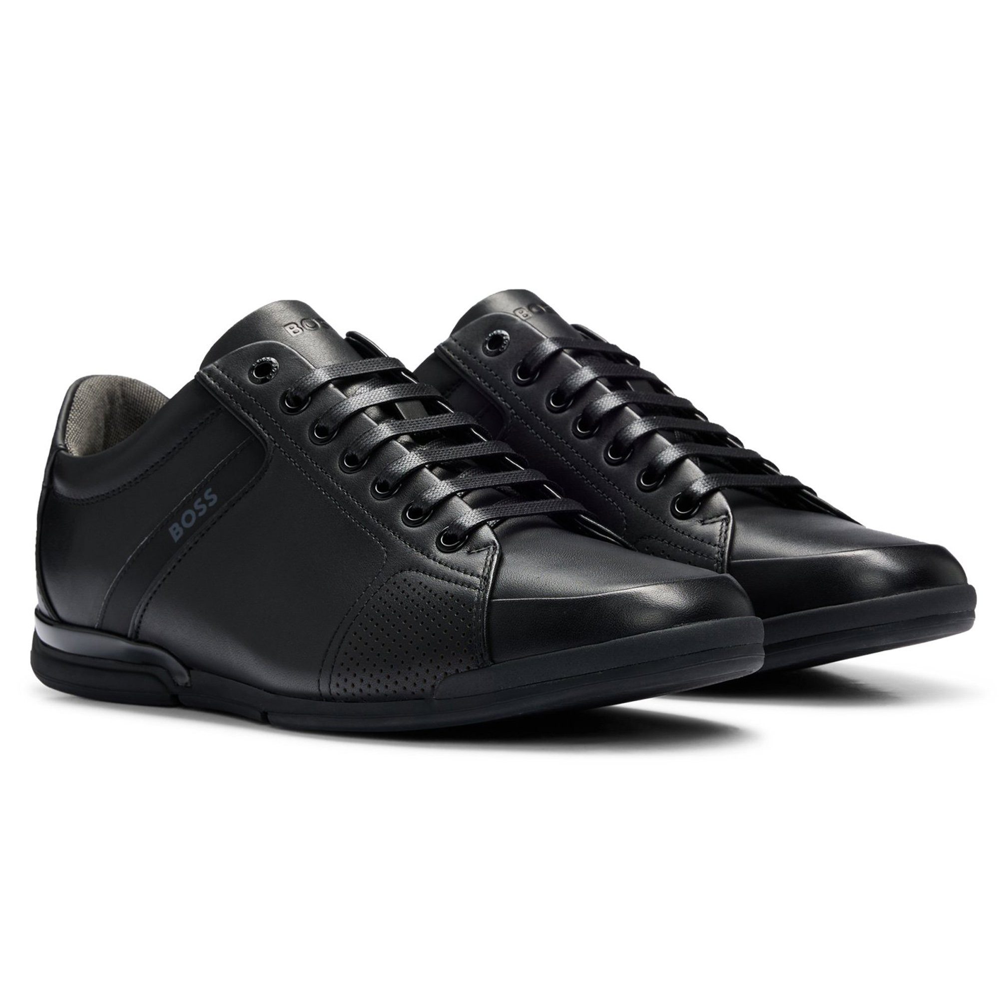 BOSS Herren Sneaker Leder Saturn Lowp günstig online kaufen