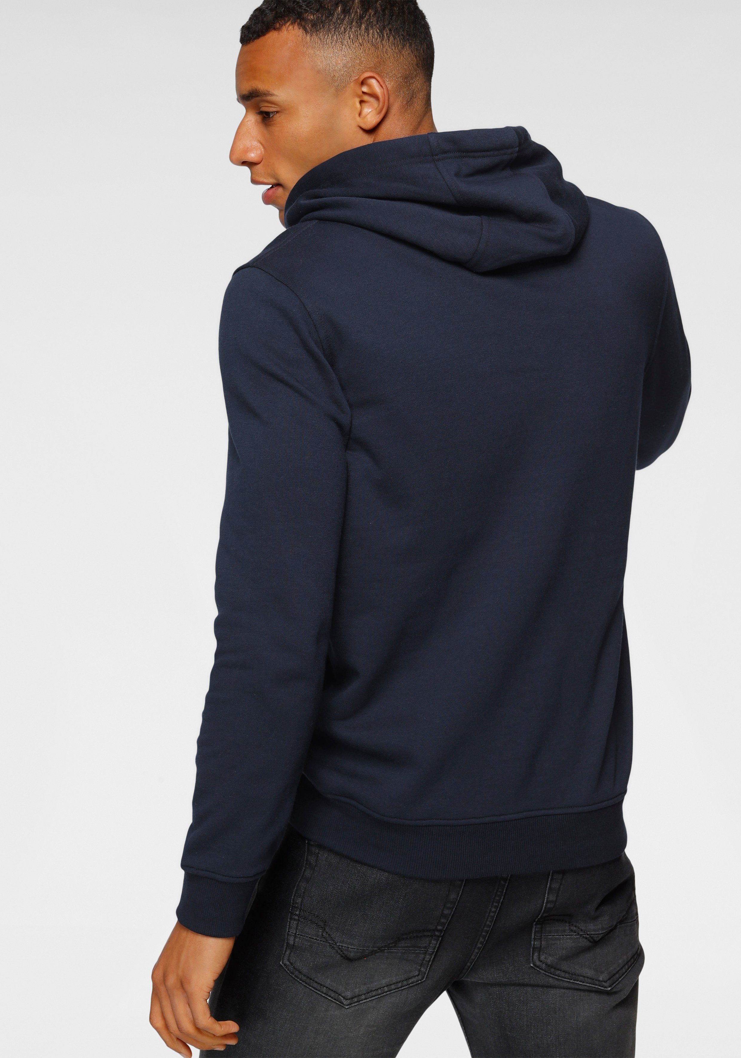 Bruno Banani Kapuzensweatshirt Langarm, schmale Passform, günstig online kaufen