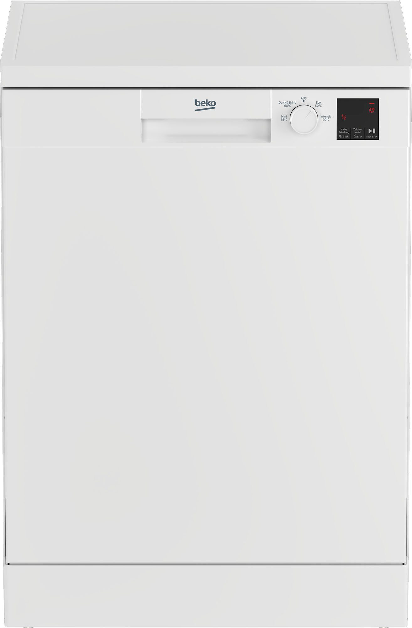 BEKO Standgeschirrspüler, DFN04321W, 12,9 l, 13 Maßgedecke, Watersafe Wasserschutzsystem