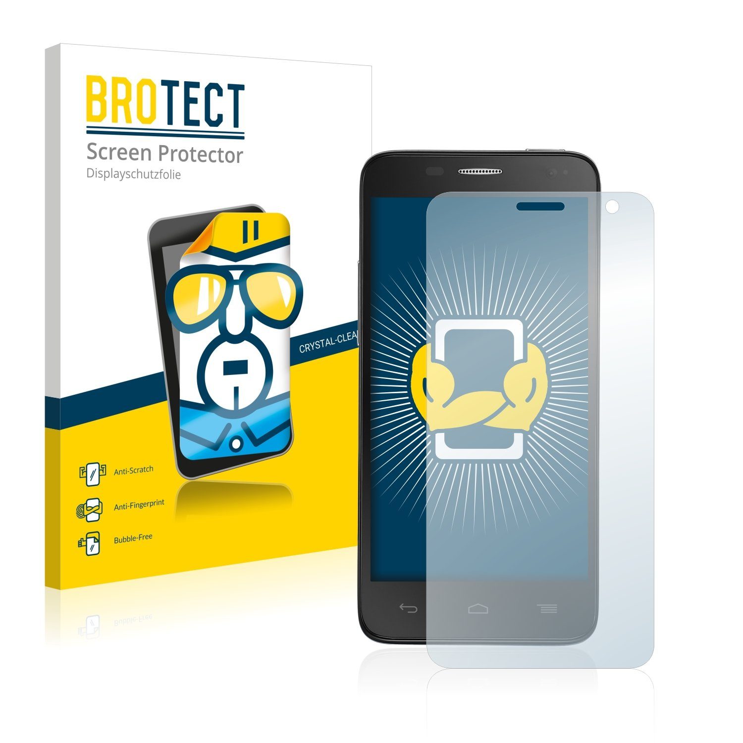 BROTECT Schutzfolie »für Alcatel One Touch OT-6012D Idol Mini Slate«, (2  Stück), Folie Schutzfolie klar online kaufen | OTTO