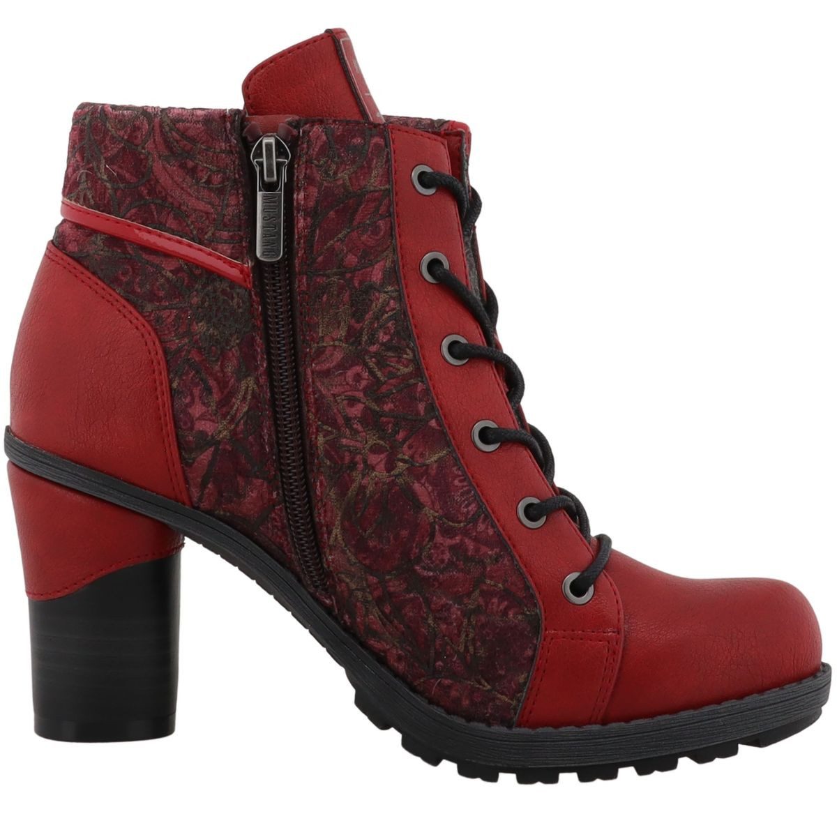 Mustang Shoes 15M0162011-red-multi Stiefelette günstig online kaufen