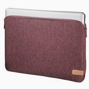 Hama Laptoptasche Notebook-Sleeve "Jersey", bis 34 cm (13,3), Dunkelrot Laptop Sleeve