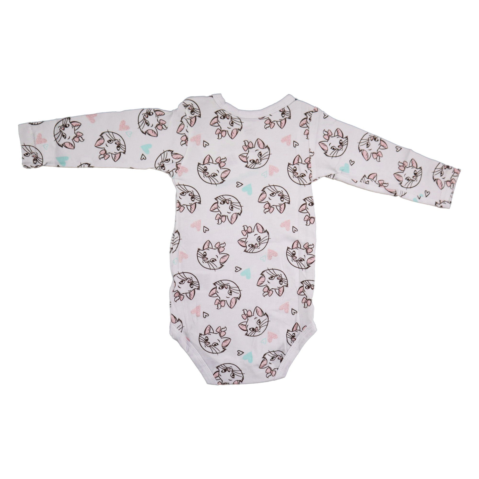 Disney Langarmwickelbody Disney Aristocats Marie Baby langarm Body Strampler Gr. 68 bis 92
