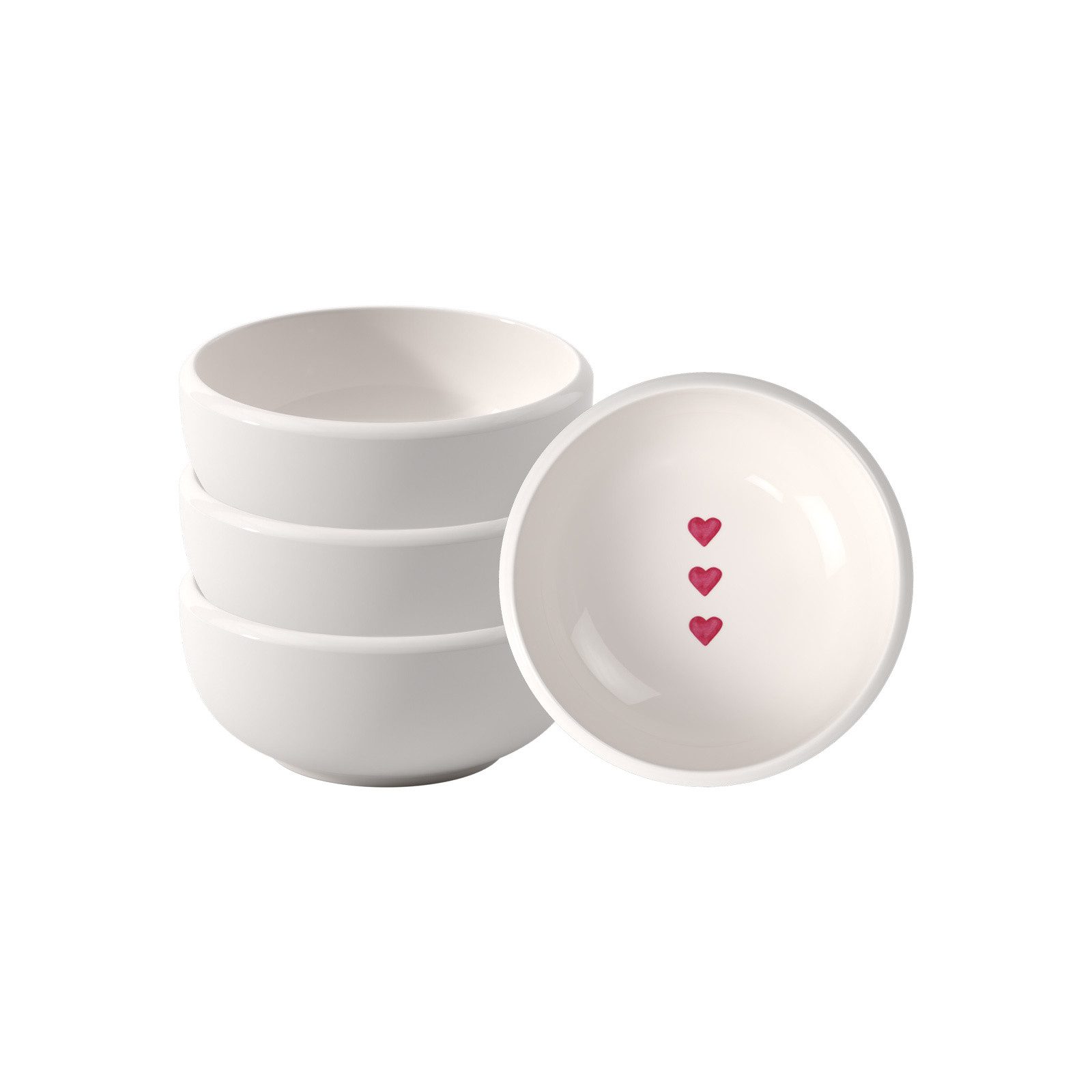 like. by Villeroy & Boch Dipschale With Love Dipschalen ø 8 cm 6er Set, Porzellan, (6x Schale, 6-tlg)