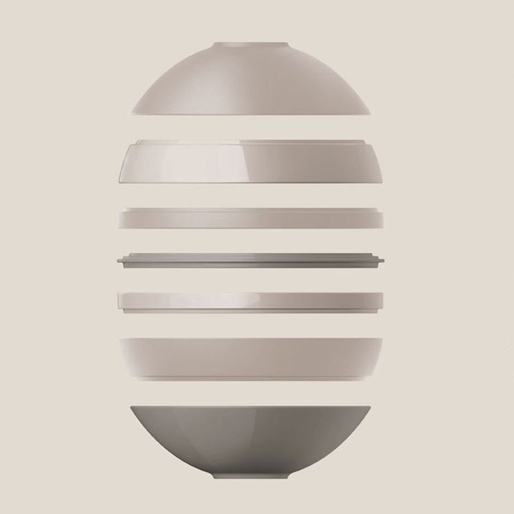 Villeroy & Boch Geschirr-Set Iconic LaBoule (7-tlg), 2 Personen, Porzellan, Premium Porcelain, 7 Stck, mikrowellensicher,spülmaschinenfest, Made i