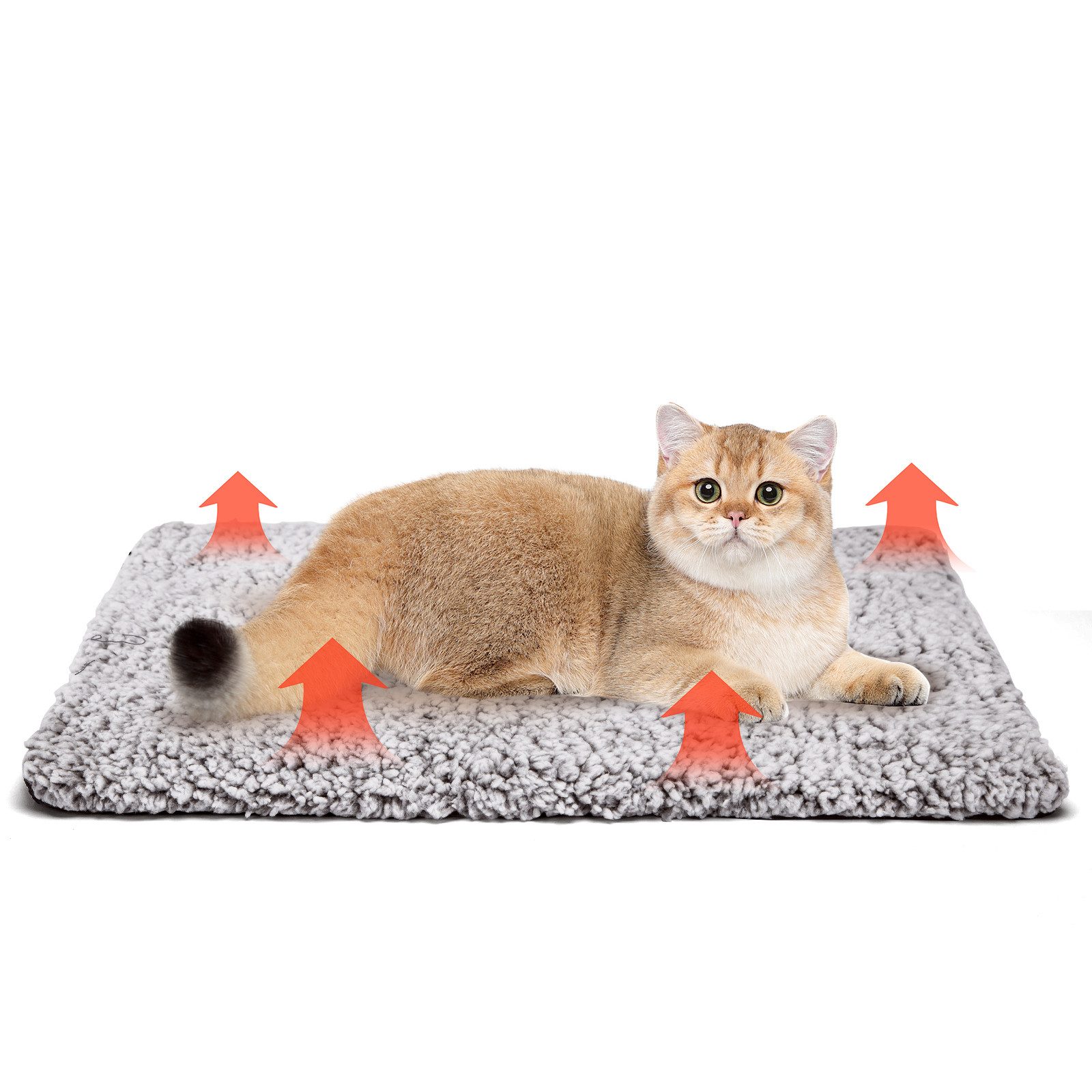 nobleza Hundematte Selbstheizende Decke für Katzen & Hunde, Wärmematte Heizdeckem