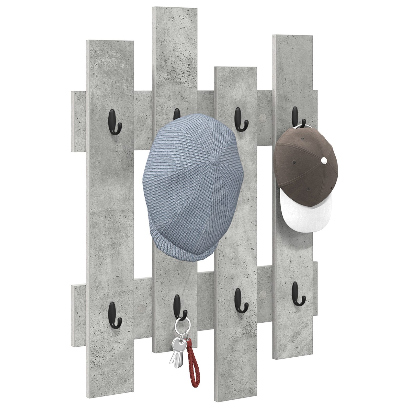 vidaXL Regal Wandmontierter Kleiderständer Betongrau 60 günstig online kaufen