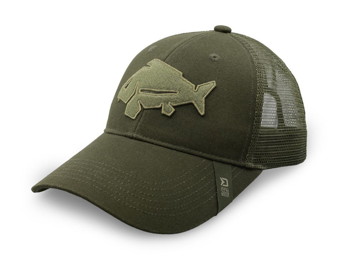 Delphin.sk Trucker Cap Delphin OutLINE CARP Trucker Kappe Karpfenmotiv Top Qualität