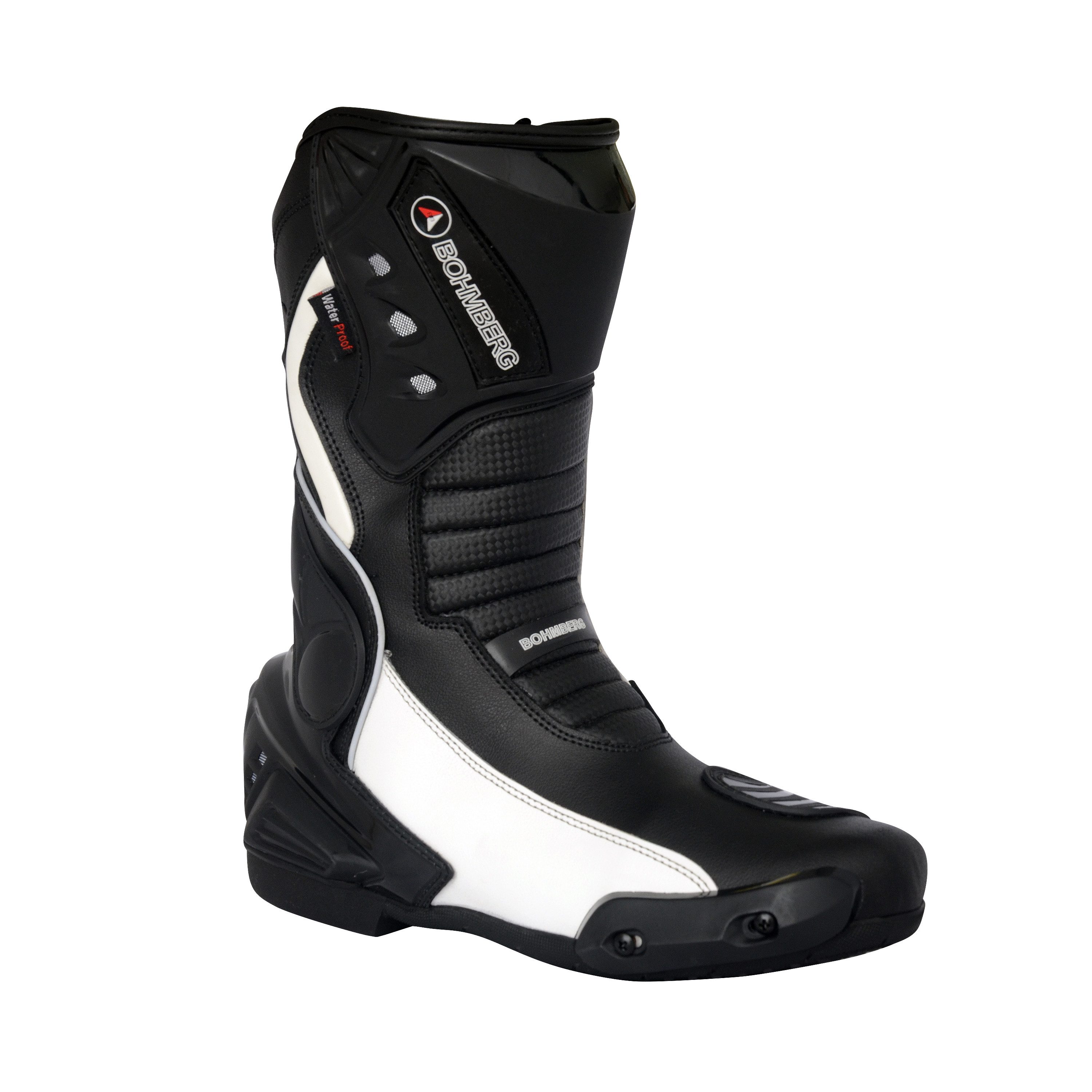 BOHMBERG Motorradstiefel aus echtem Leder / Herren / Motorradstiefel