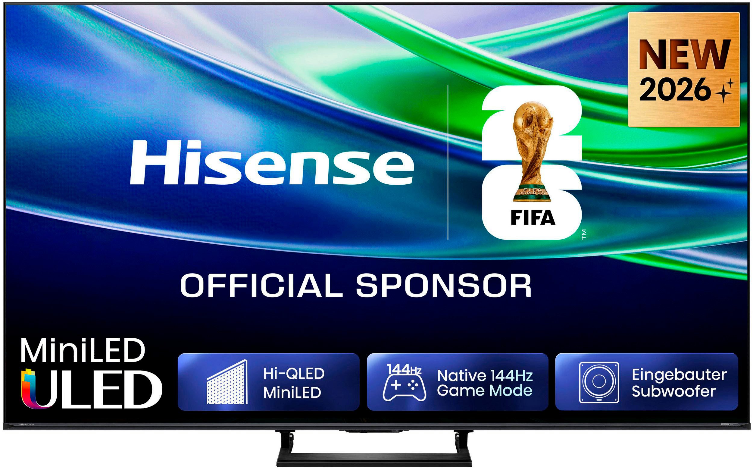 Hisense 55E8S Mini-LED-Fernseher (139 cm/55 Zoll, 4K Ultra HD, Smart-TV)