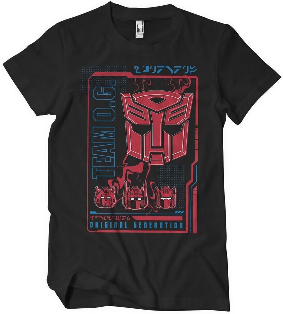 Transformers T-Shirt Autobots Original Generation Big Tall T-Shirt