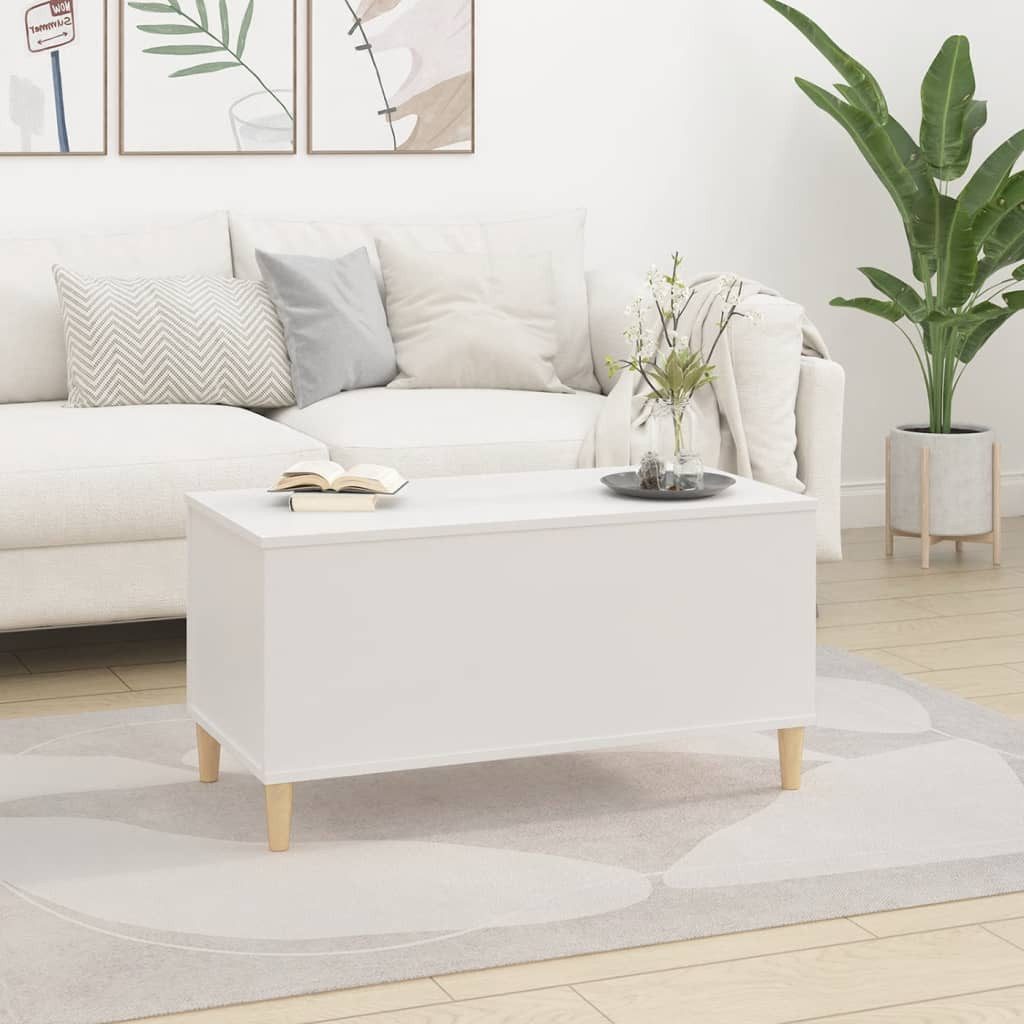 vidaXL Couchtisch Couchtisch Weiß 90x44,5x45 cm günstig online kaufen